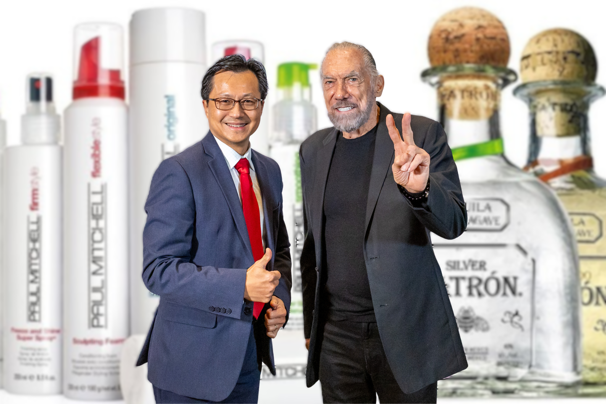 Dennis Wong with John Paul DeJoria