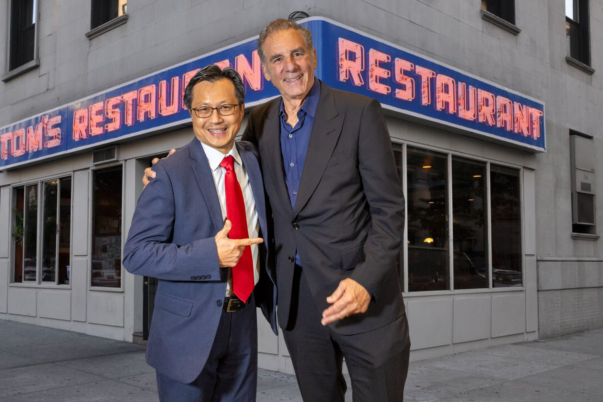 Dennis Wong with Michael Richards