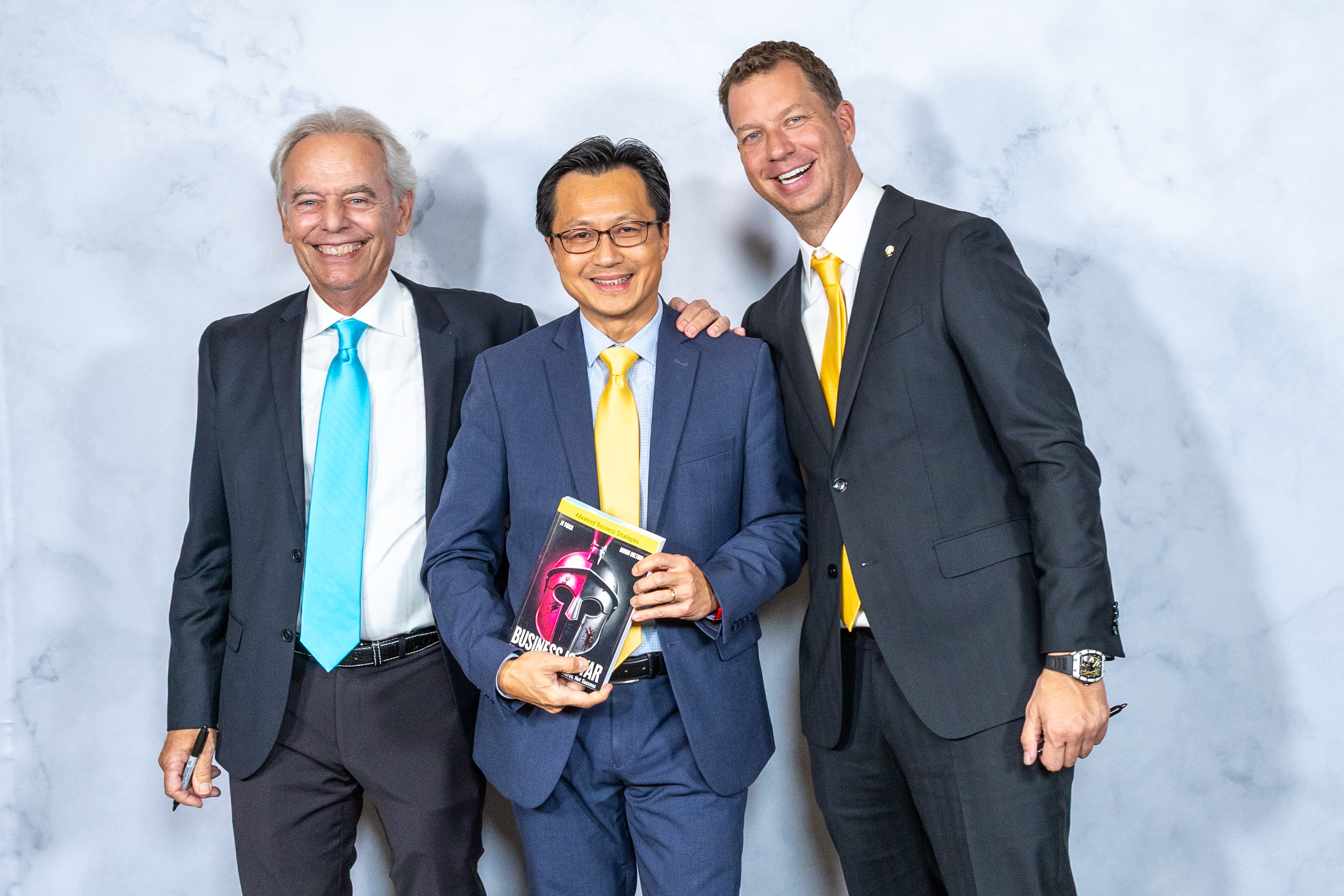 Dennis Wong with JT Foxx and Hugh Hilton