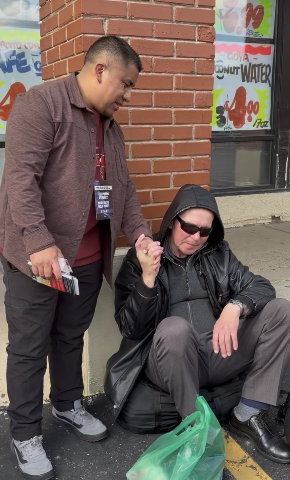 Praying with someone