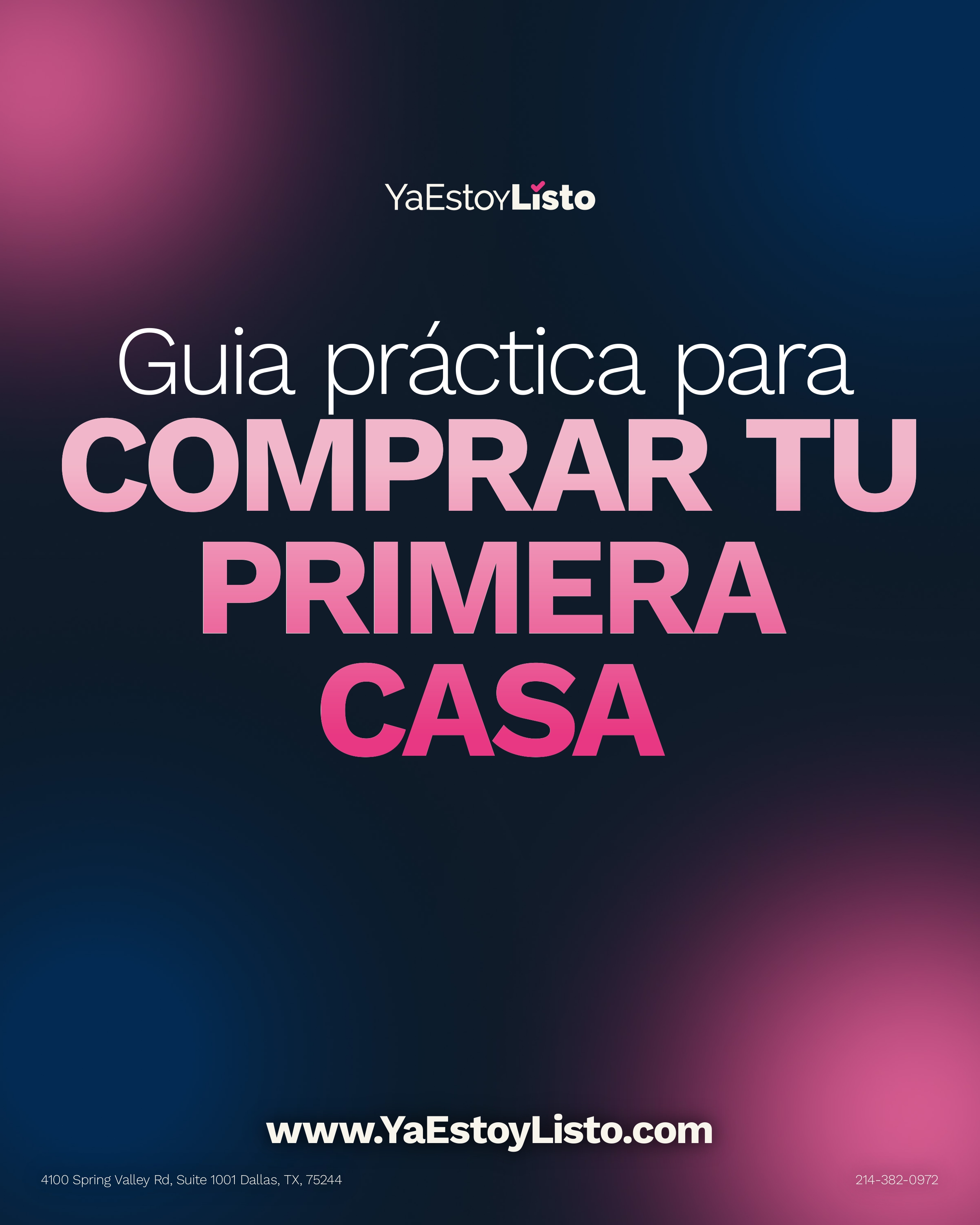 Portada de la Guía práctica para comprar tu primera casa
