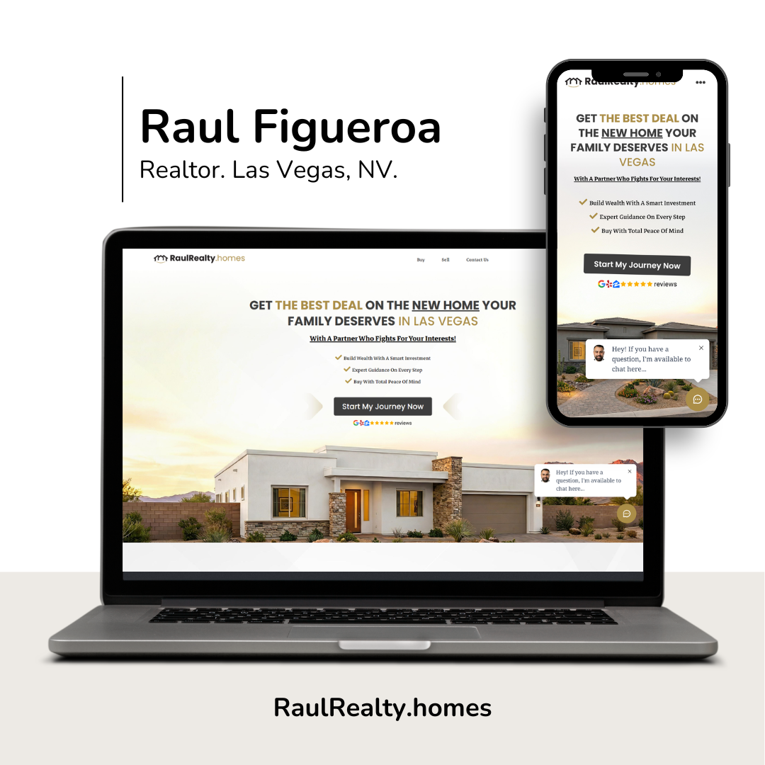 Raul Figueroa website mockup