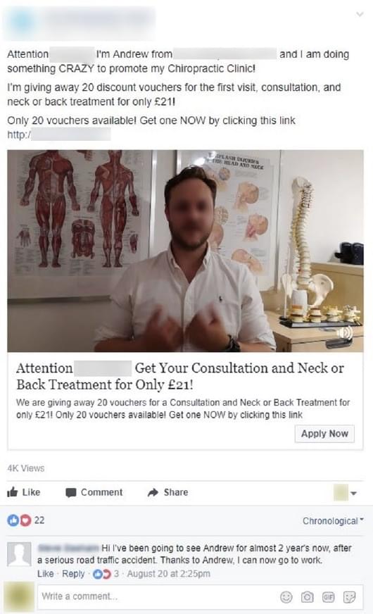 Lead Generation Program | Chiropractor and Mixed Media Ventures
