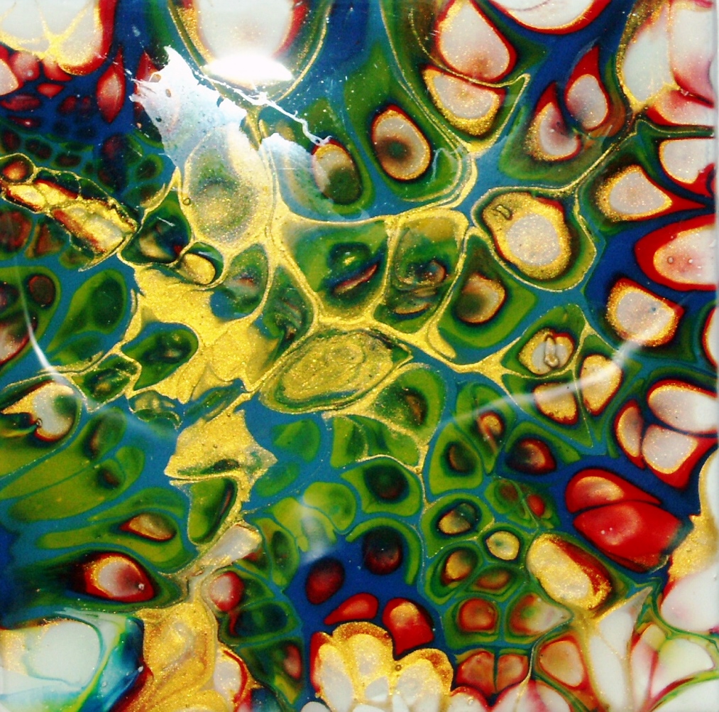 Fluid artwork created by Robbie
