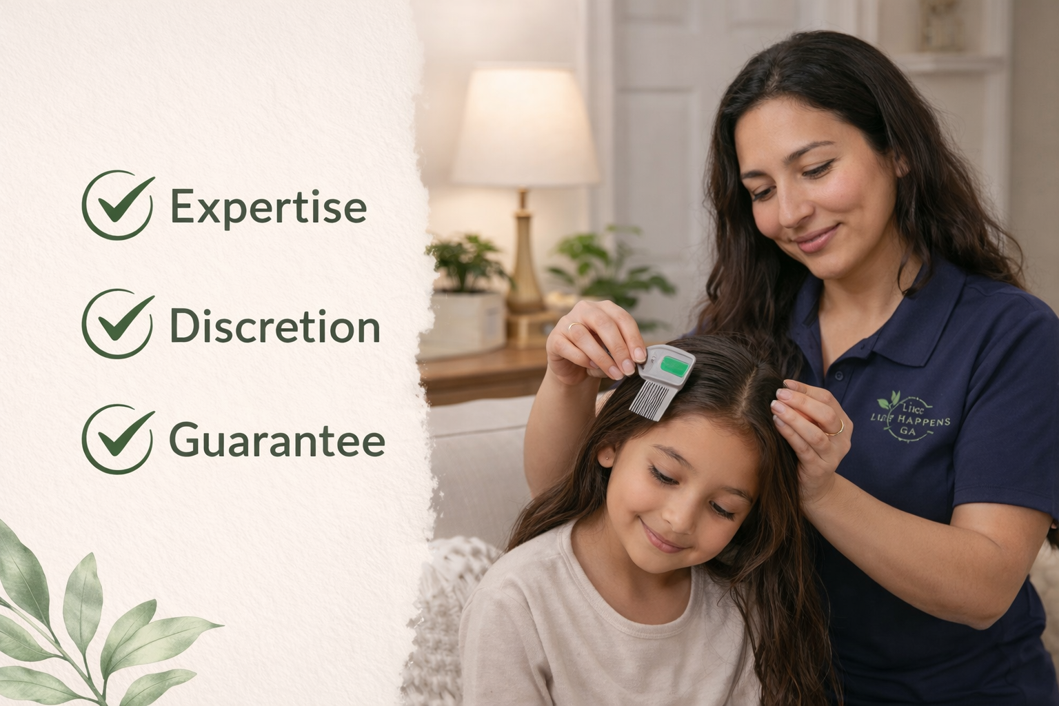 Lice checkup with care and expertise