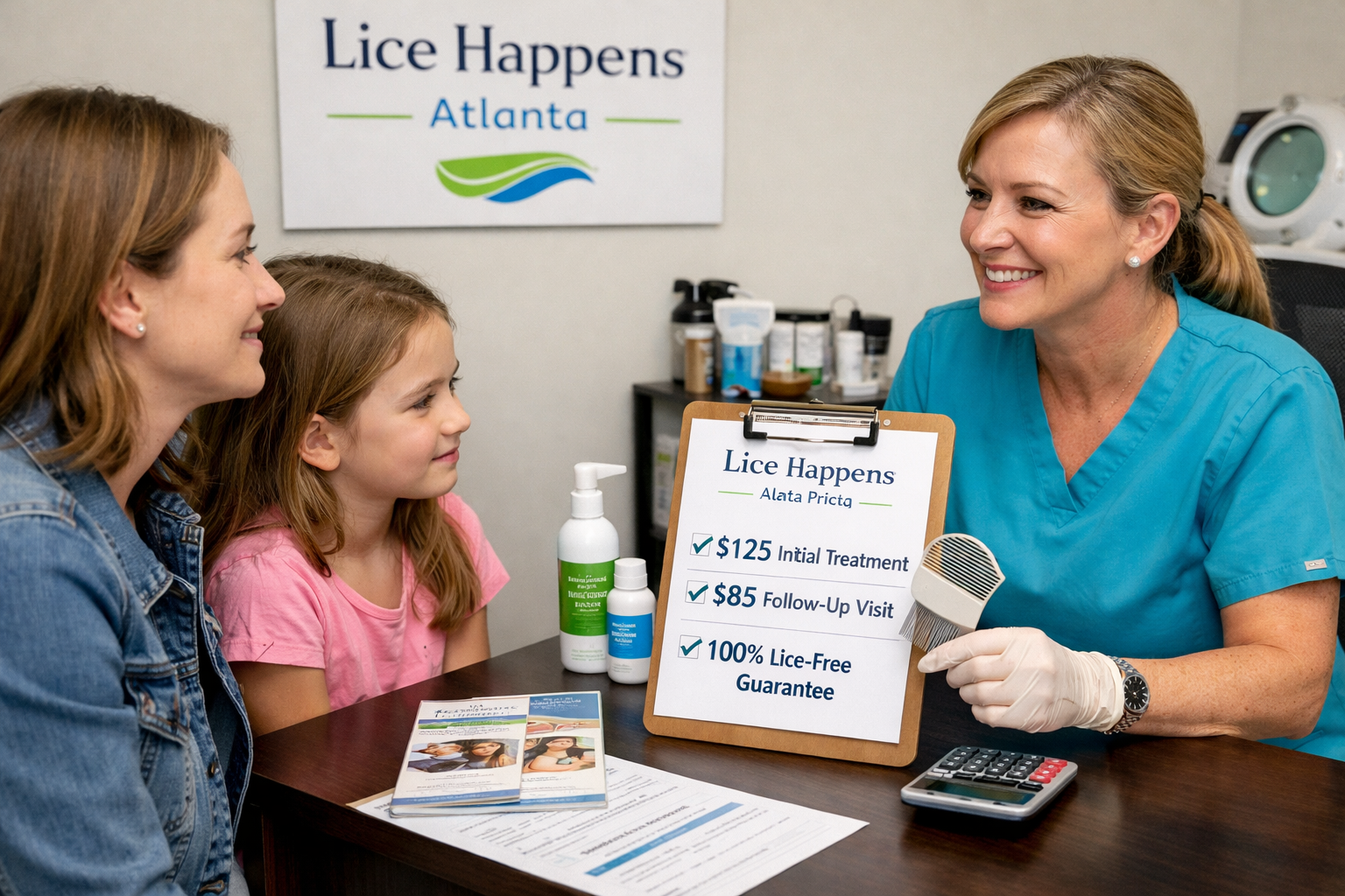 Lice removal consultation at Lice Happens