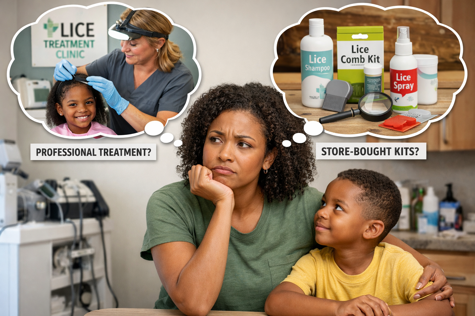 Choosing between professional or store-bought solutions