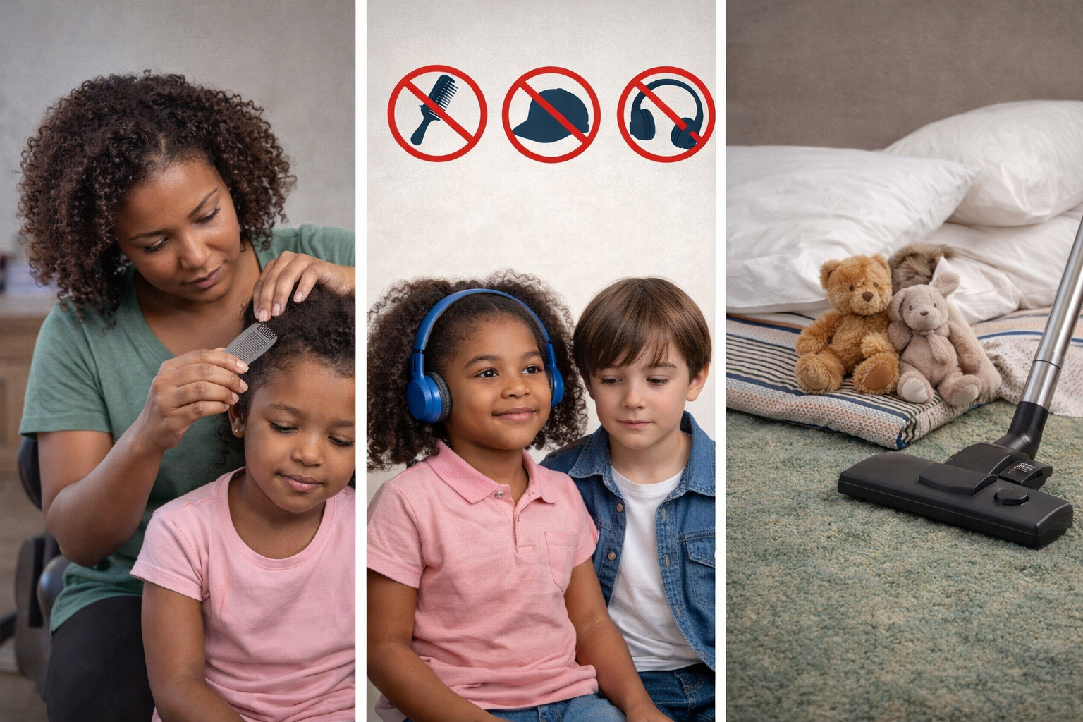 Preventing head lice at home