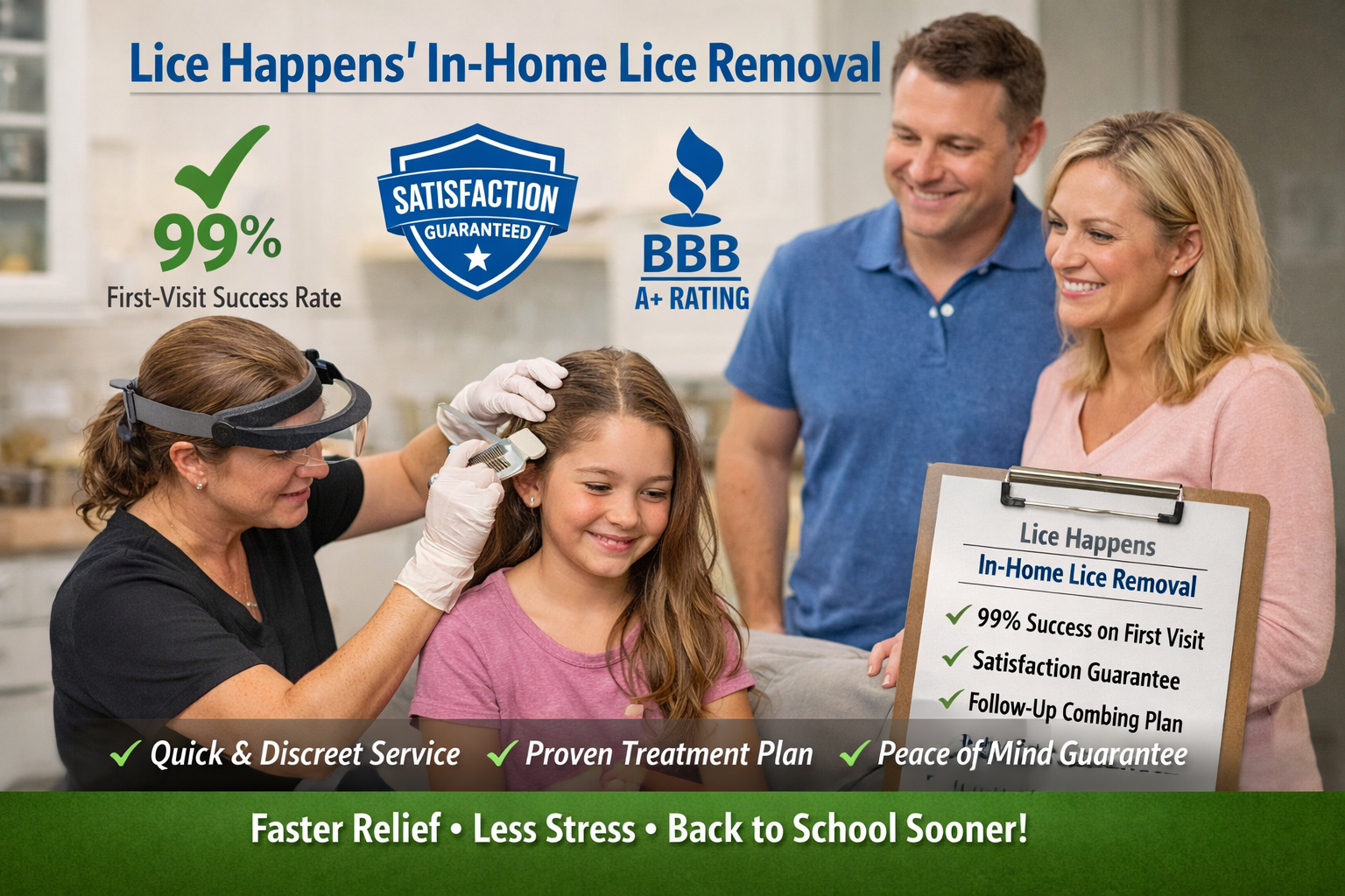 Lice removal service at home Lice removal service at home