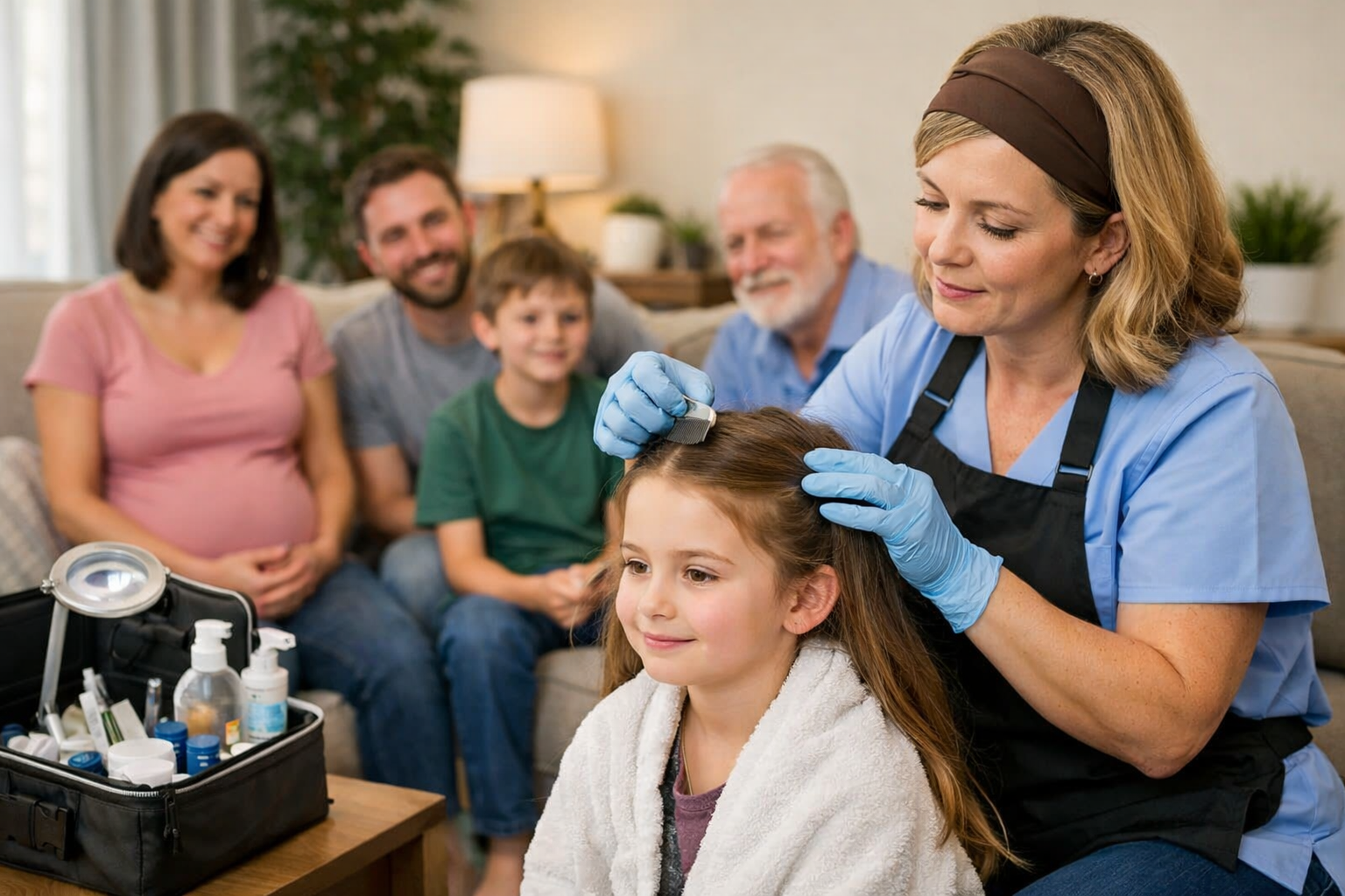 Comfortable Family Lice Removal Service