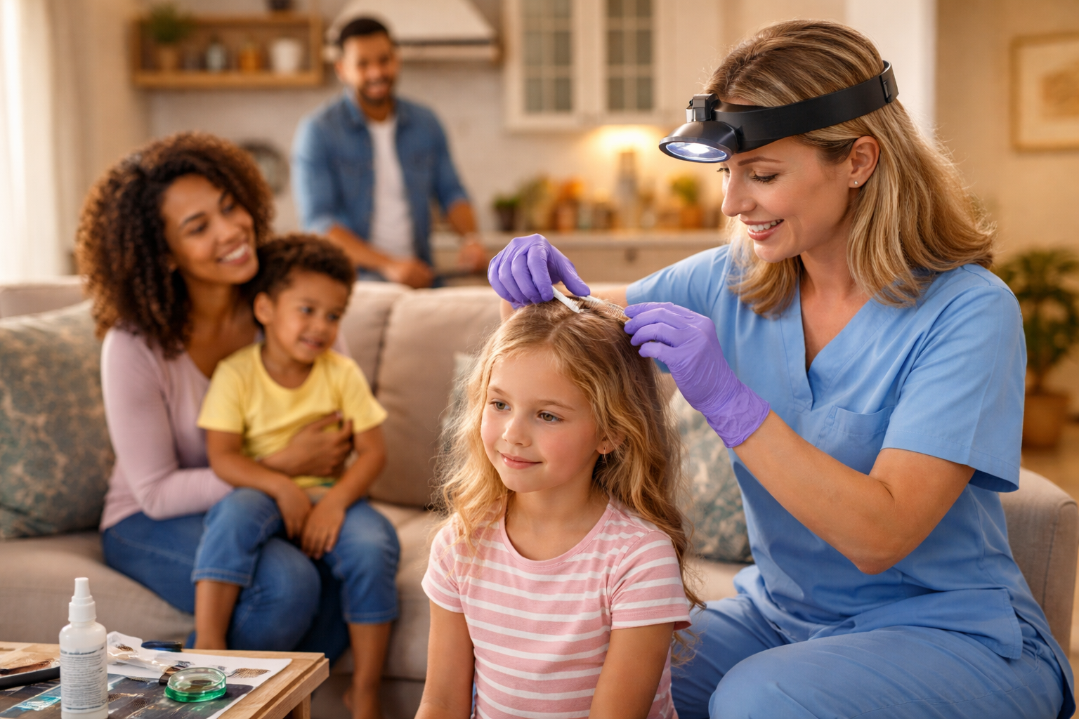 In-Home Lice Treatment Experience In-Home Lice Treatment Experience