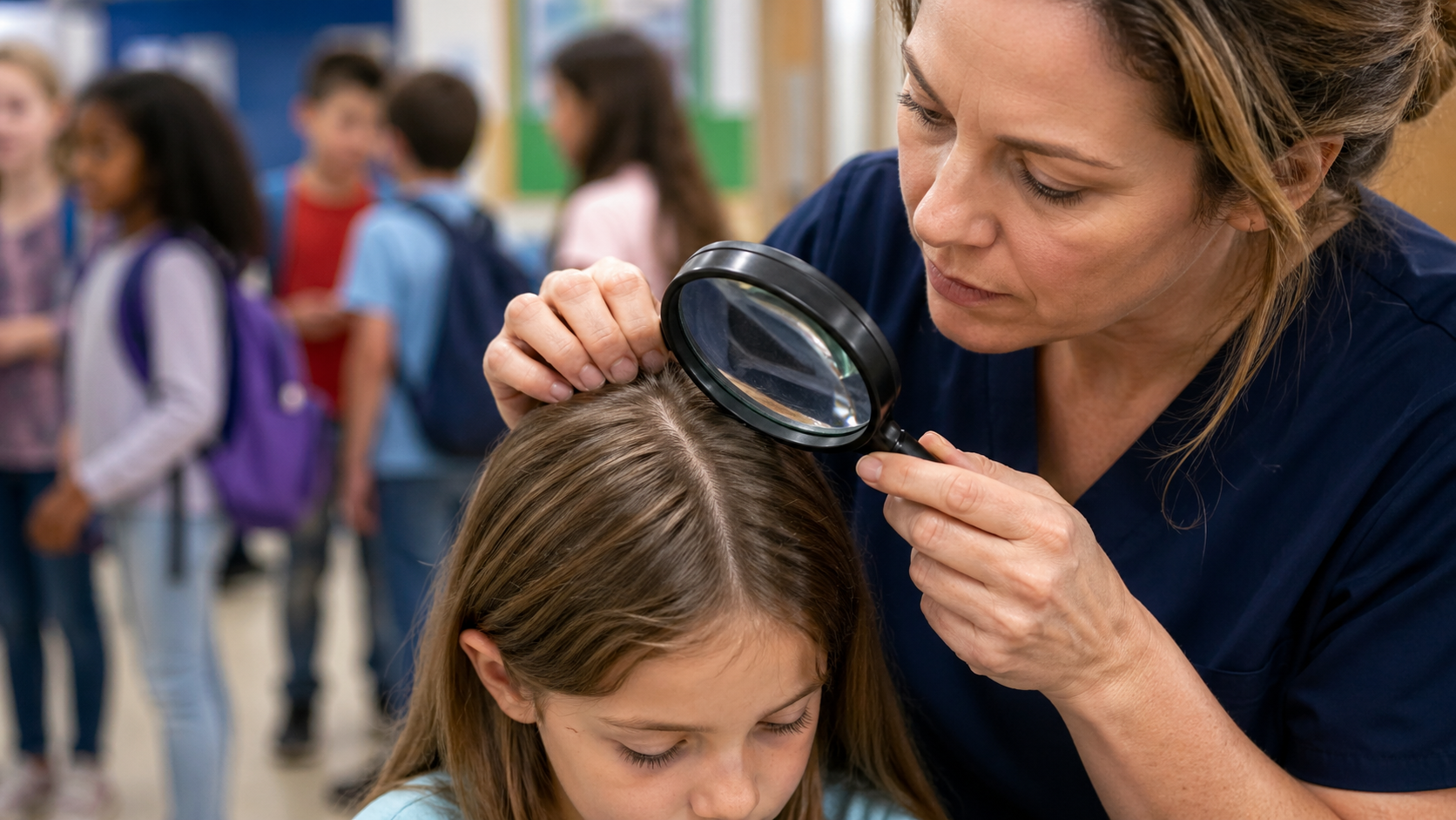 Children identified with active infestations