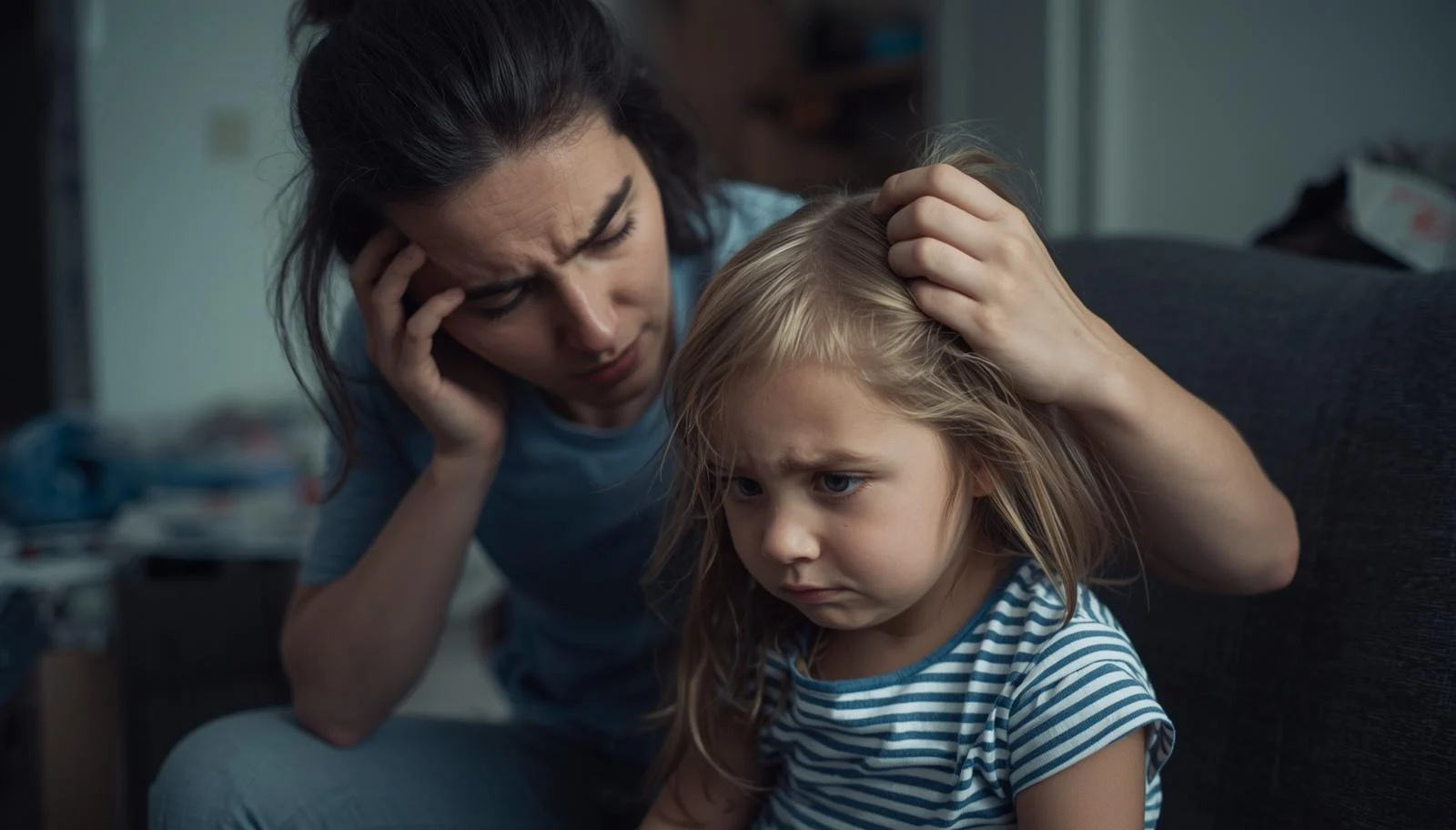 The process of lice removal can be stressful for families