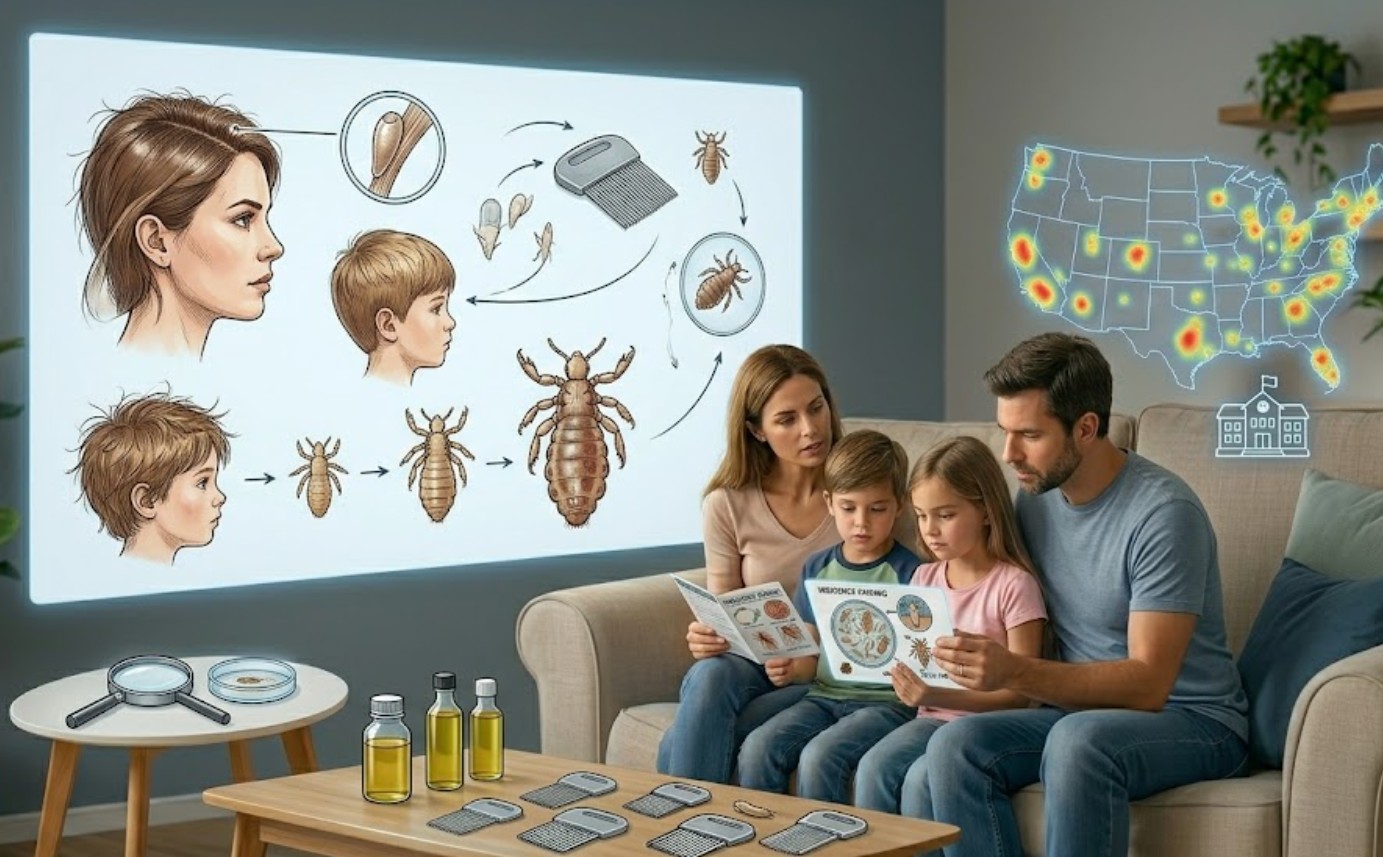Head lice infestations affect millions of American families every year
