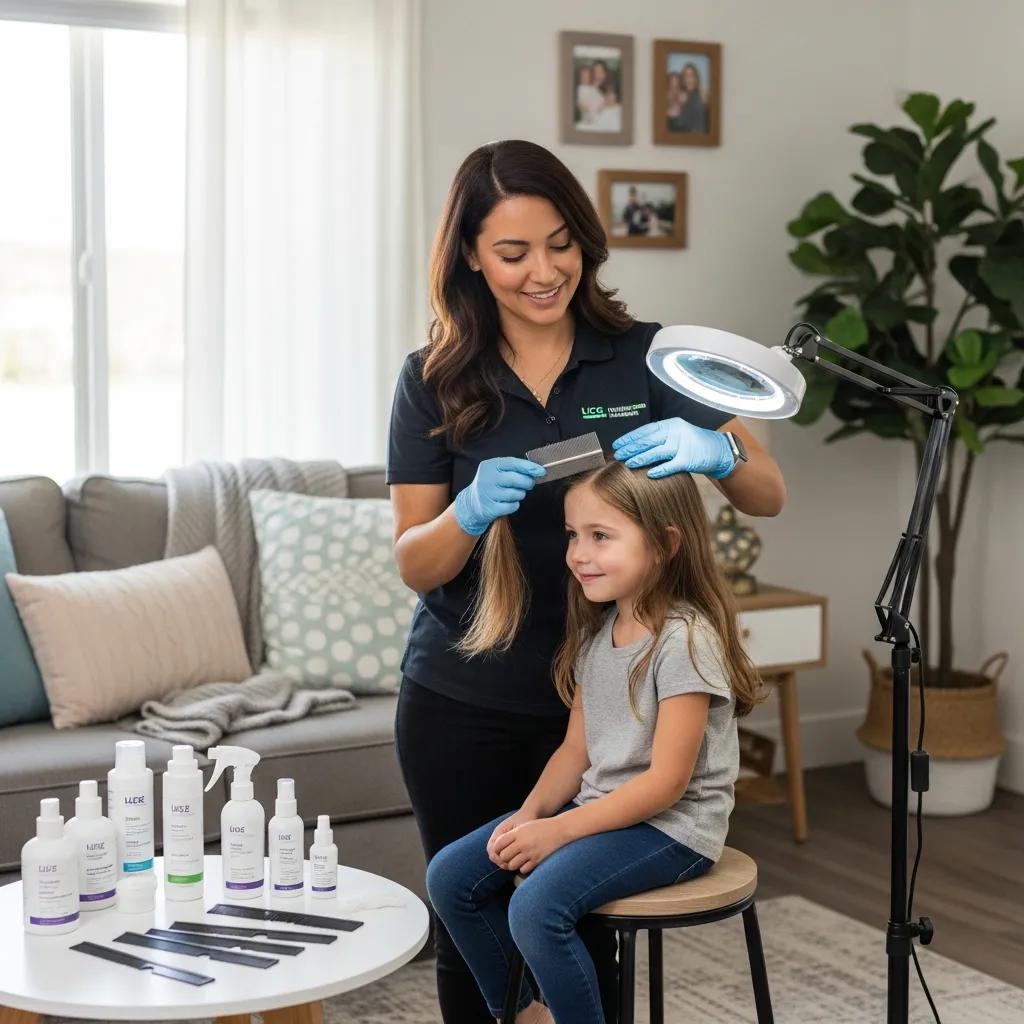 Benefits of chemical-free, in-home lice removal services
