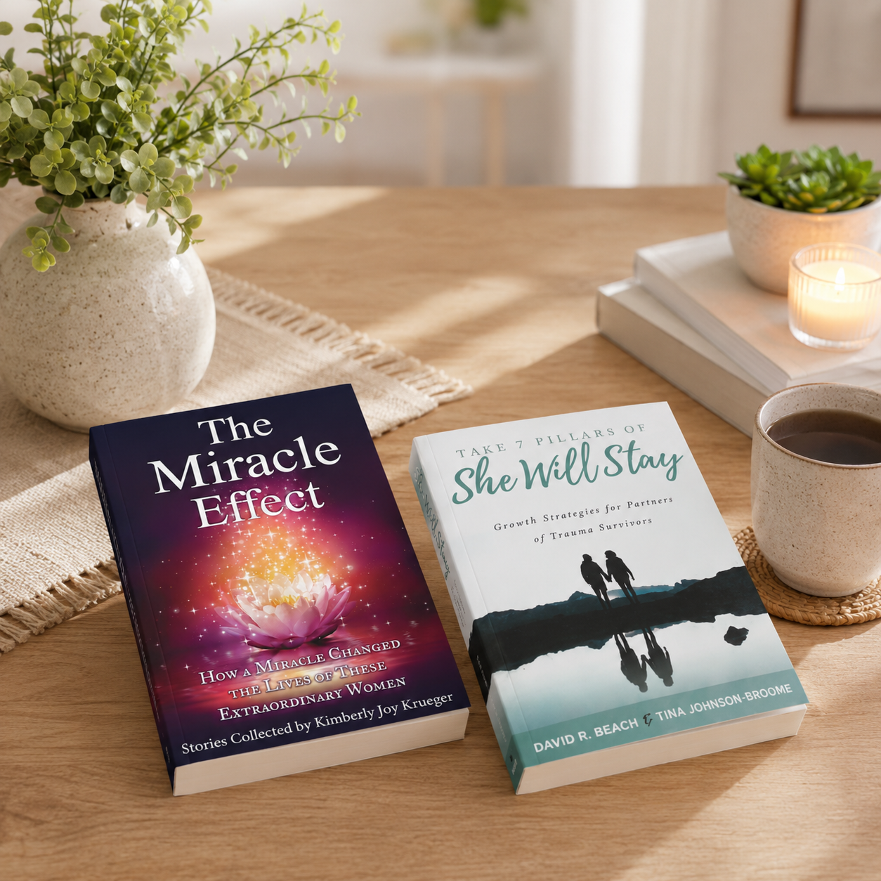 She Will Stay and The Miracle Effect by Tara Johnson-Brower