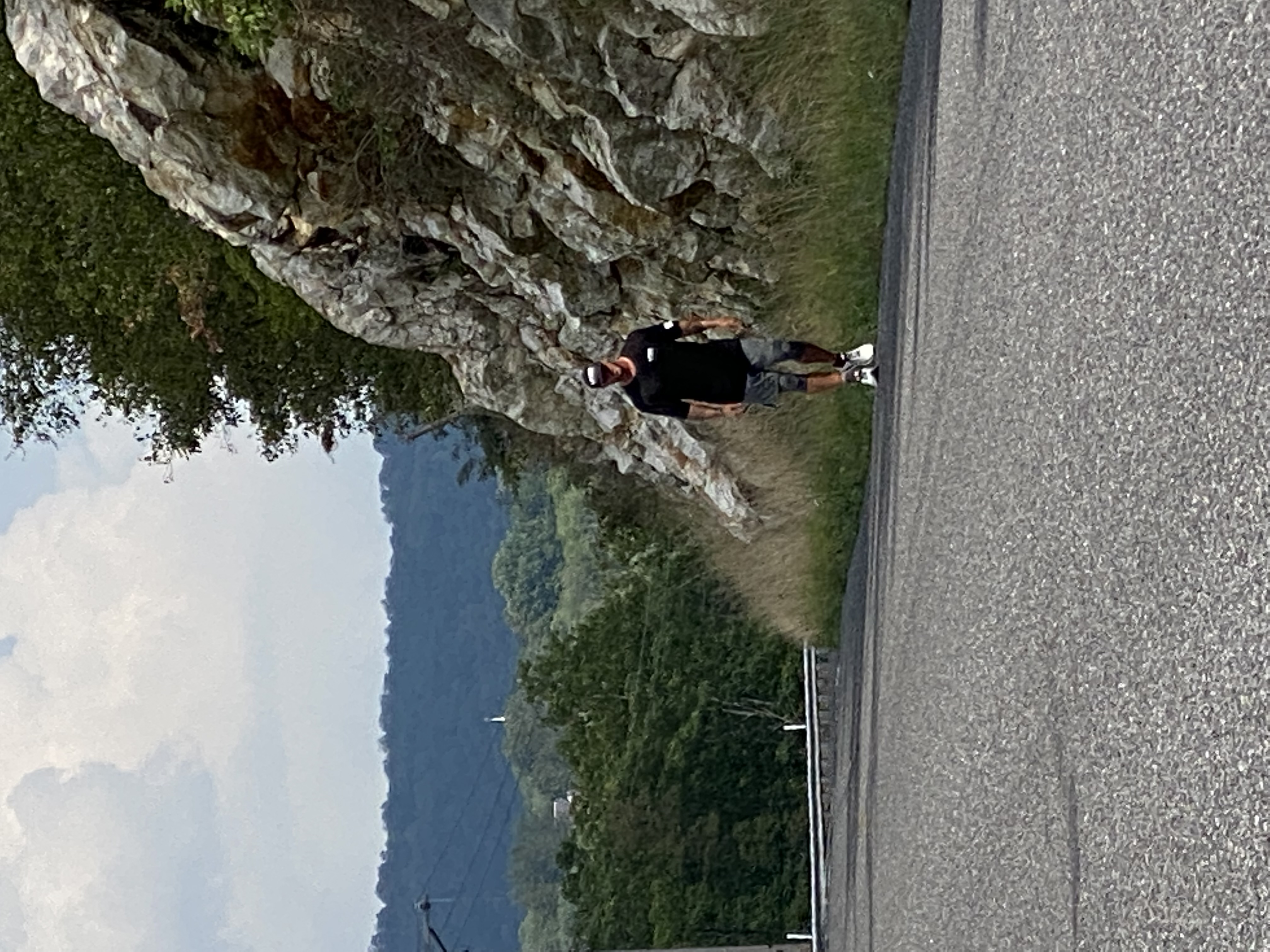 Jesse Johnson-Brower completing the 9/11 Memorial Walk