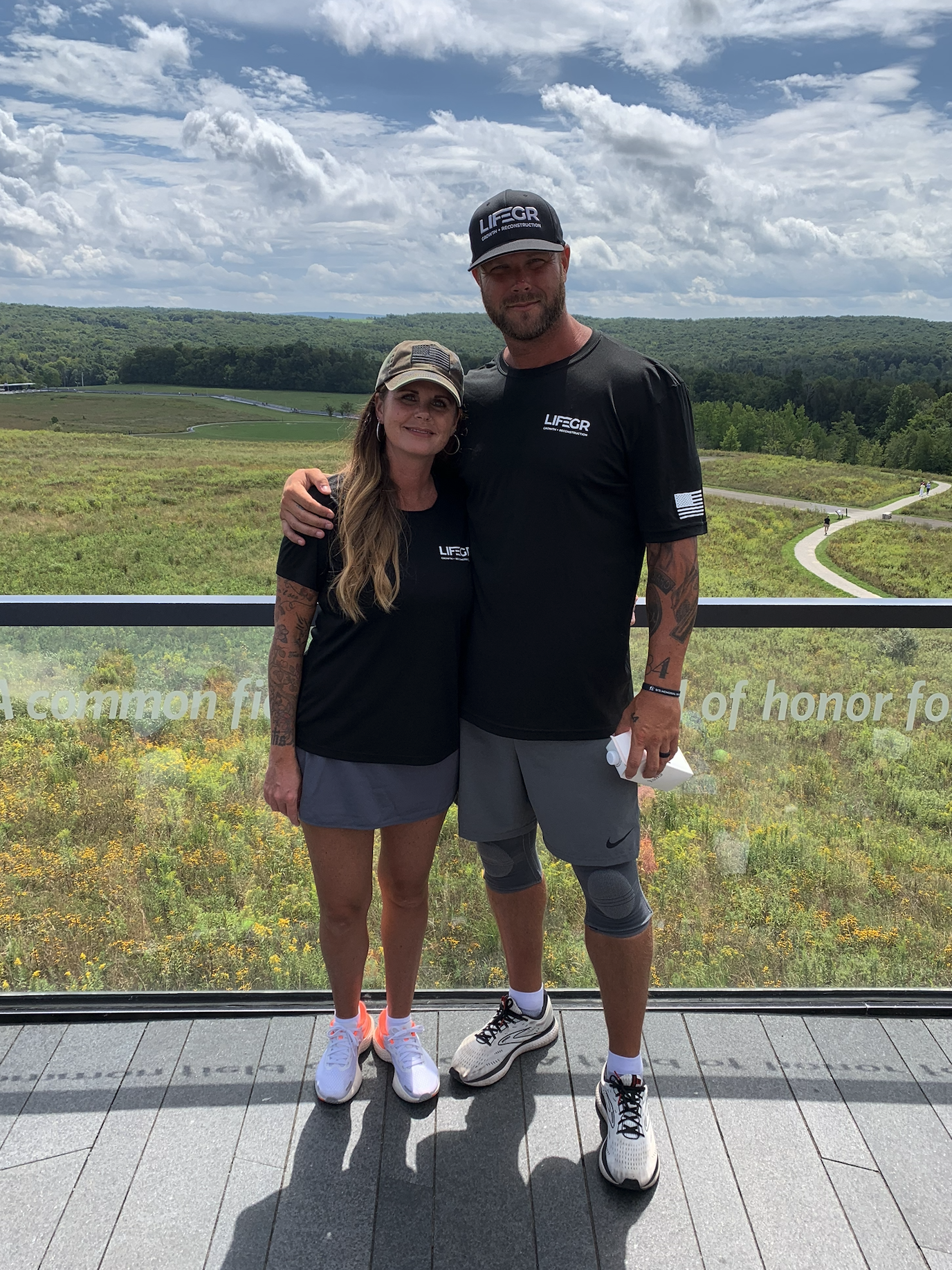Flight 93 National Memorial during Jesse Johnson-Brower's walk
