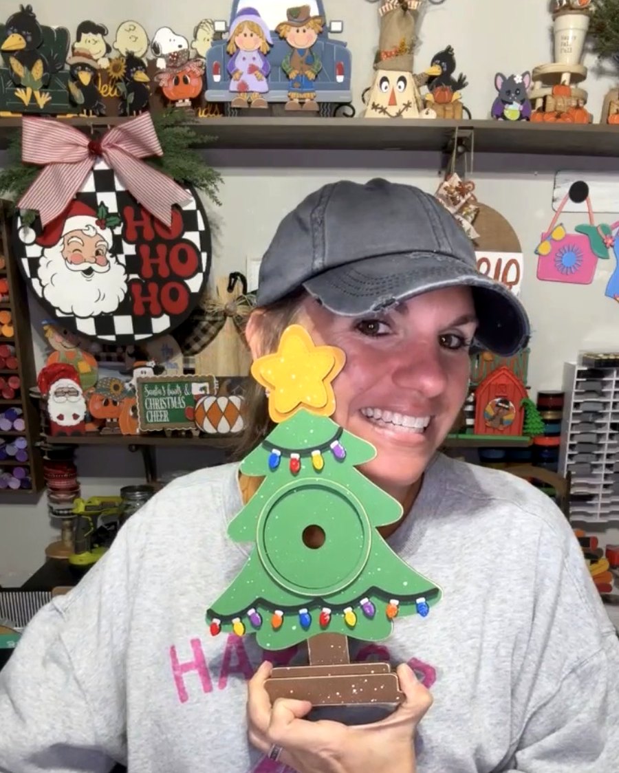 Amy in her craft space
