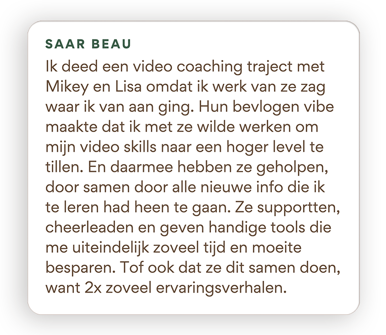 Video Coaching Review Saar Beau