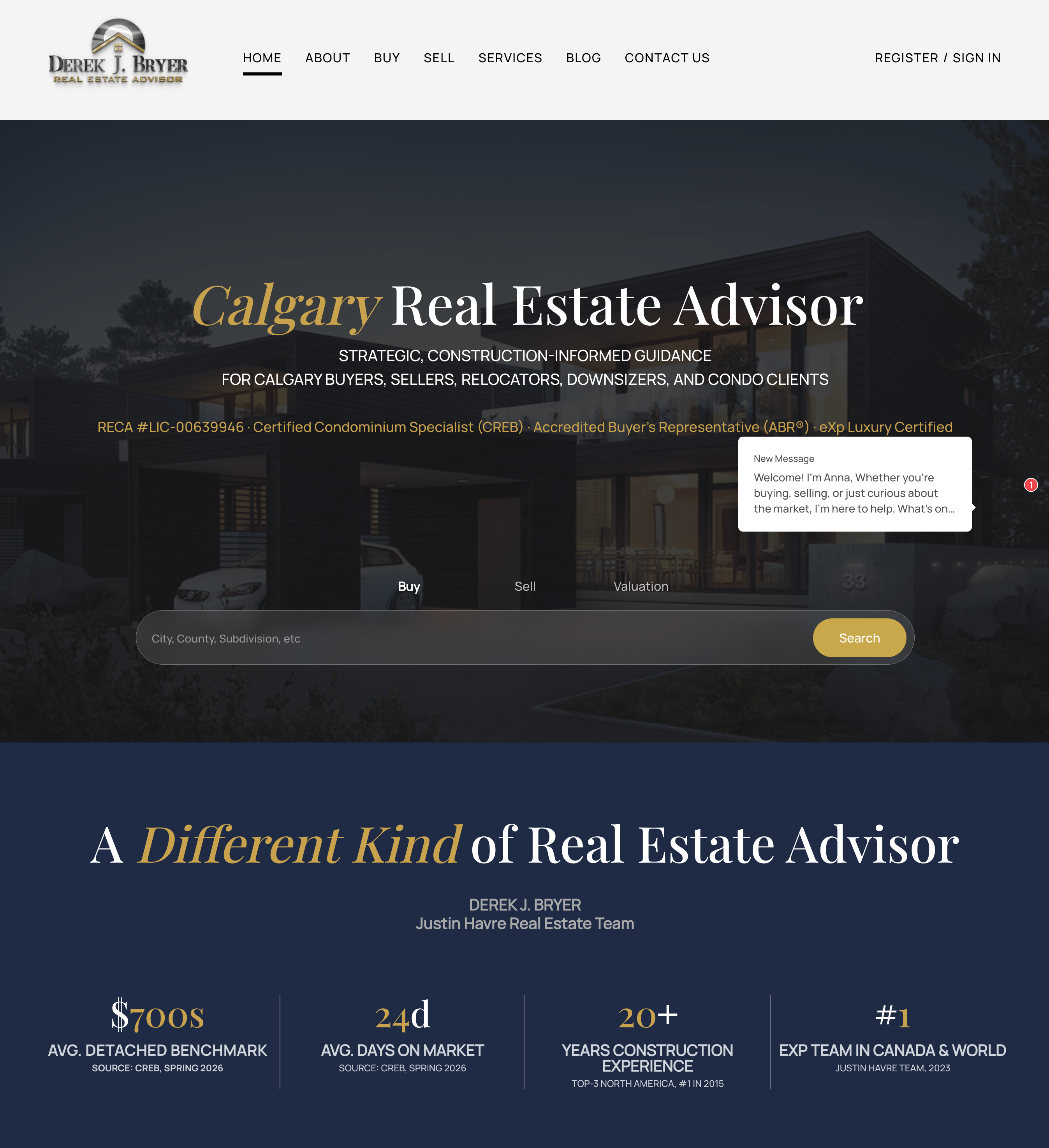 Realtor website build sample