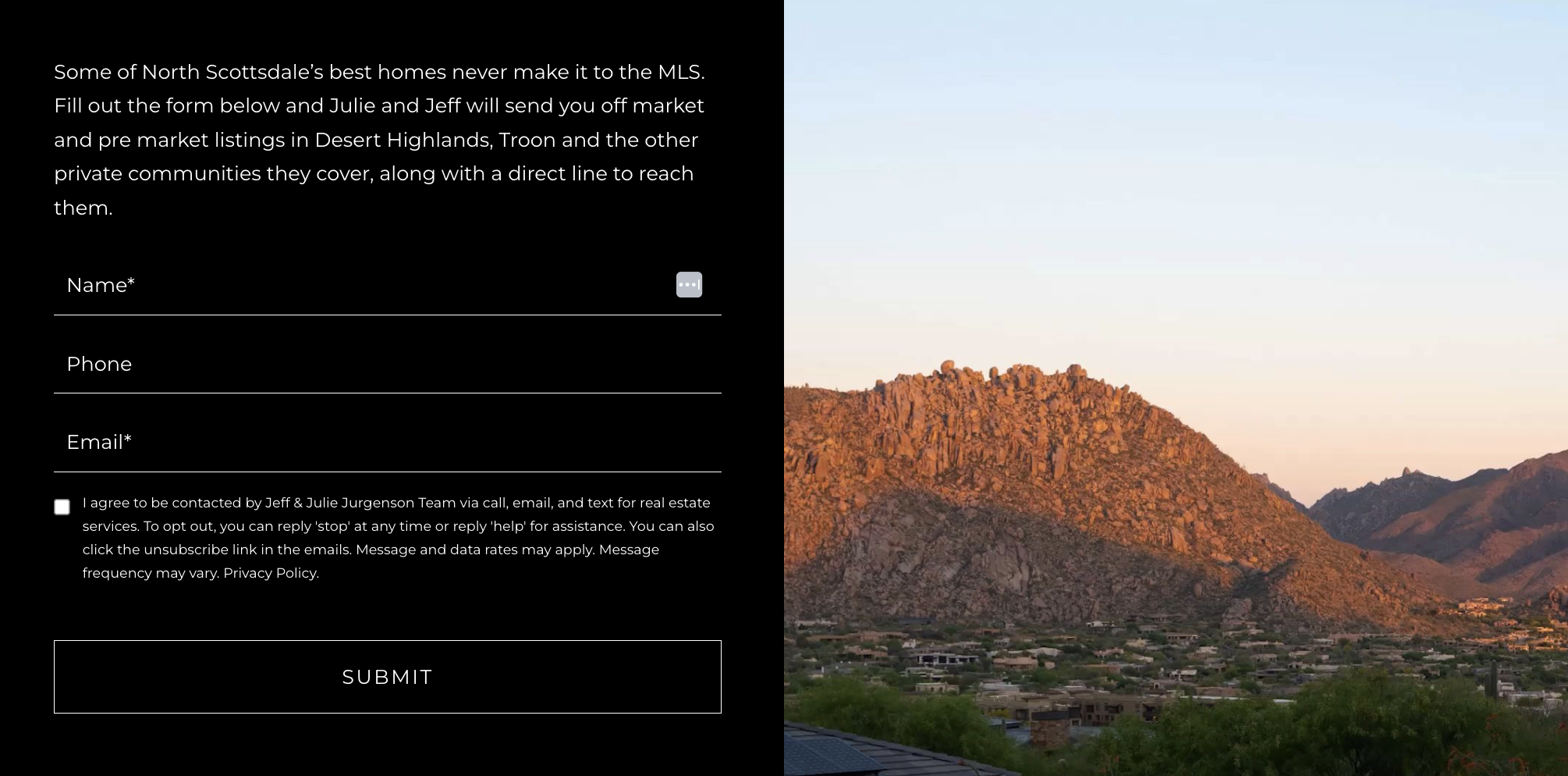 Private Listings page content improvements