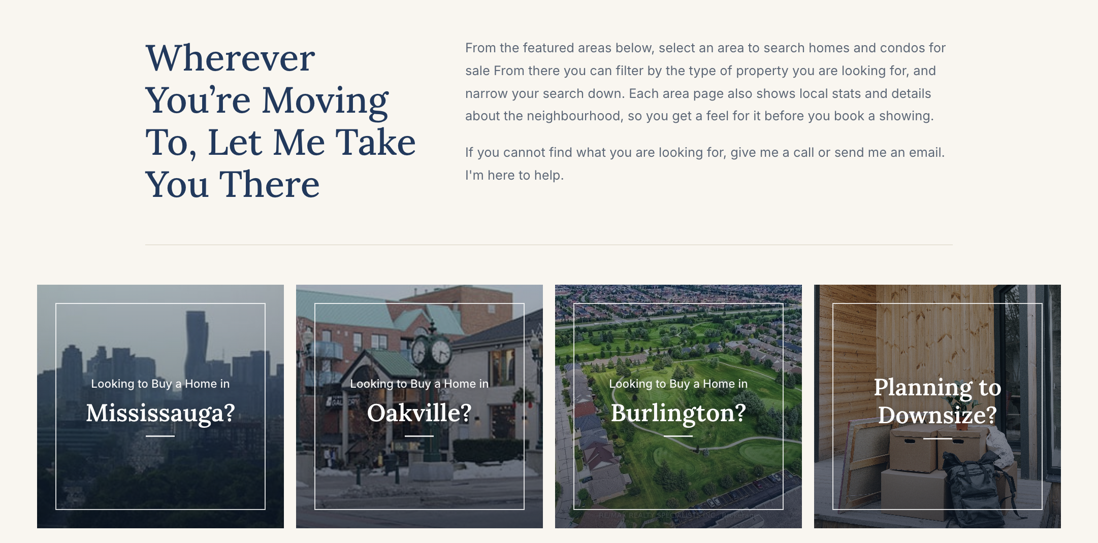 Homepage featured communities