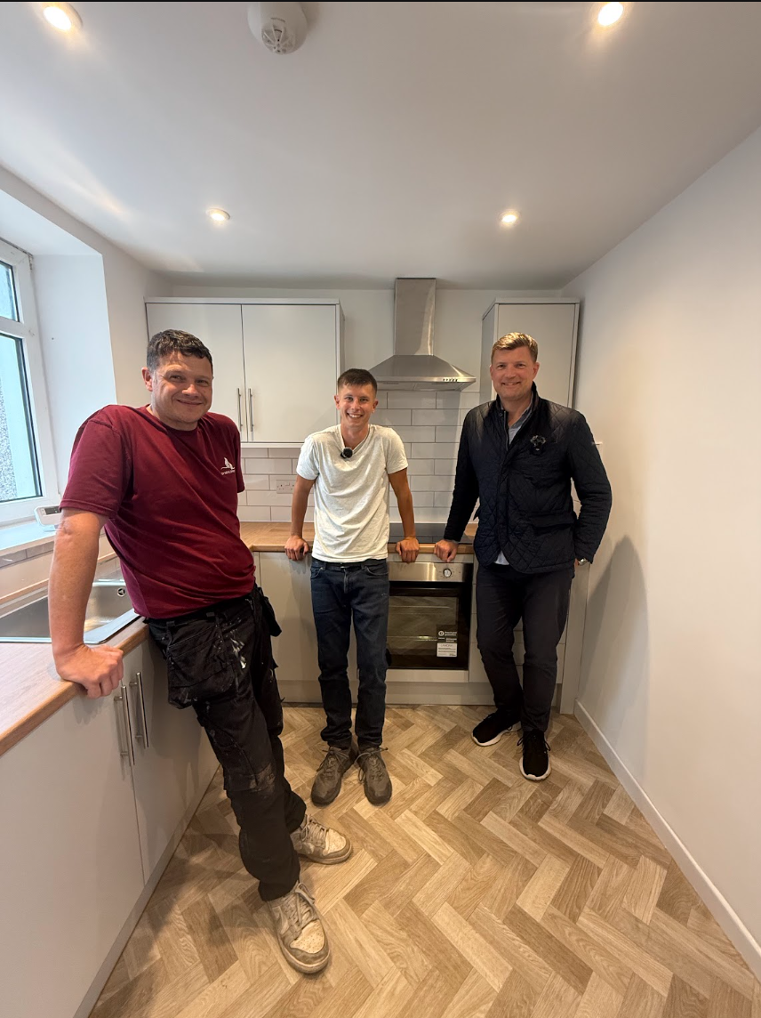Eastley Estates team in a completed project