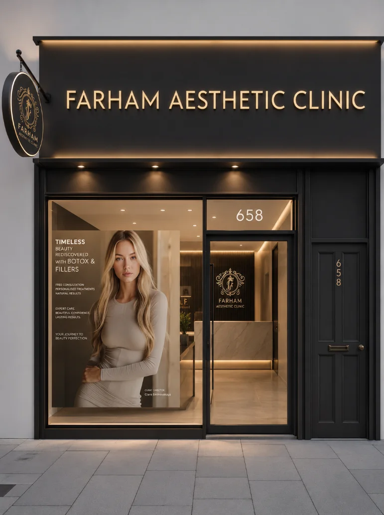 Farham Aesthetic Clinic storefront, 658 Holloway Road