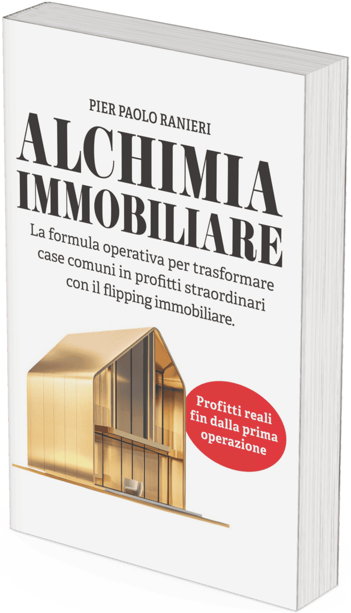 Ebook Alchimia Immobiliare — mockup 3D