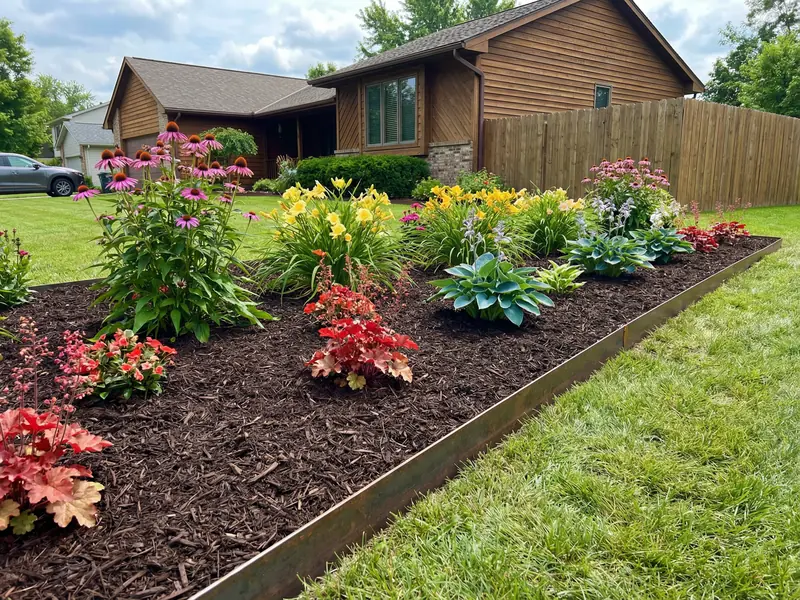 Mulch Installation & Bed Edging Oakland County MI | Elowsky | Elowsky Lawn Services
