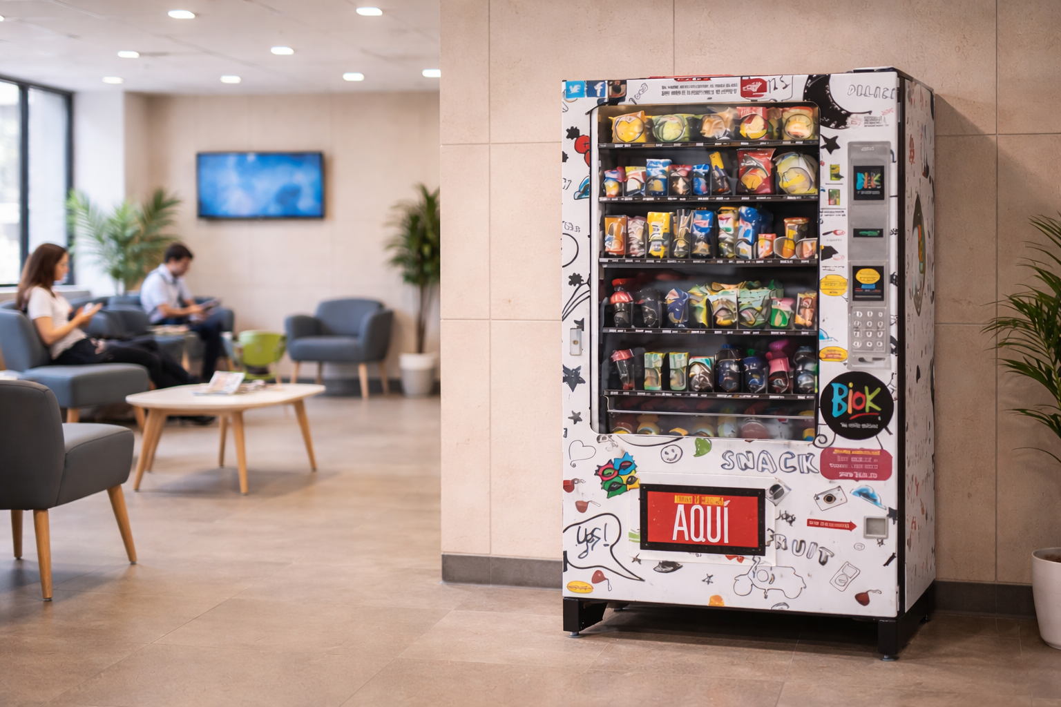 maquina vending Biok