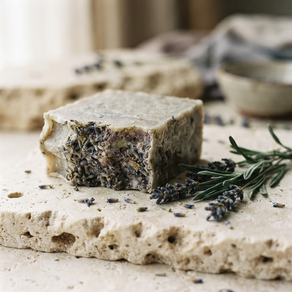 Lavender rosemary soap bar