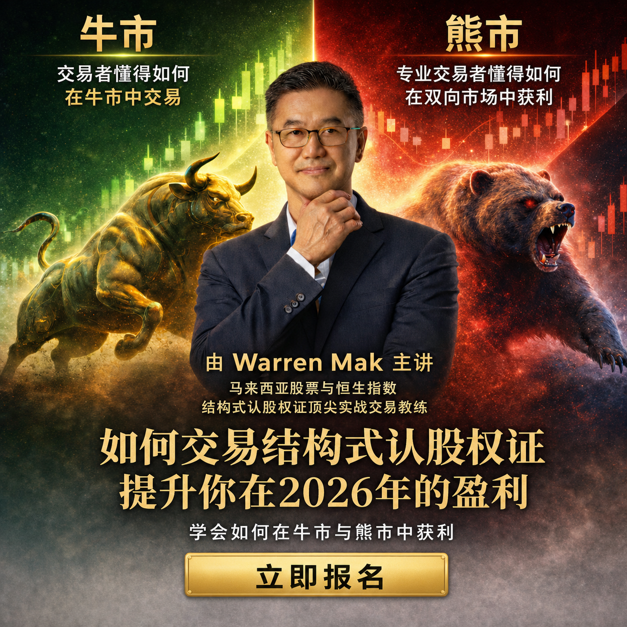 Structured Warrant 策略公开课 — Warren Mak