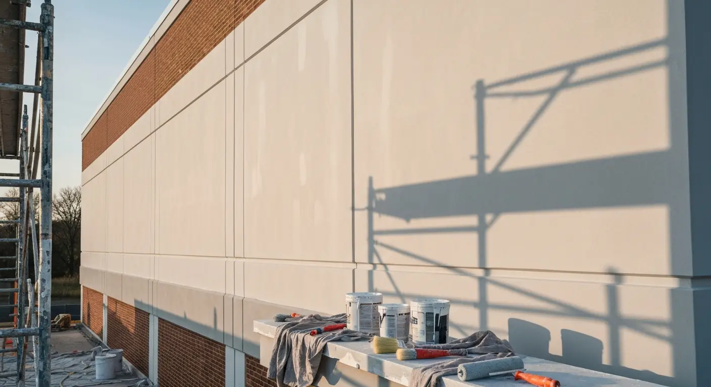 Commercial painting project