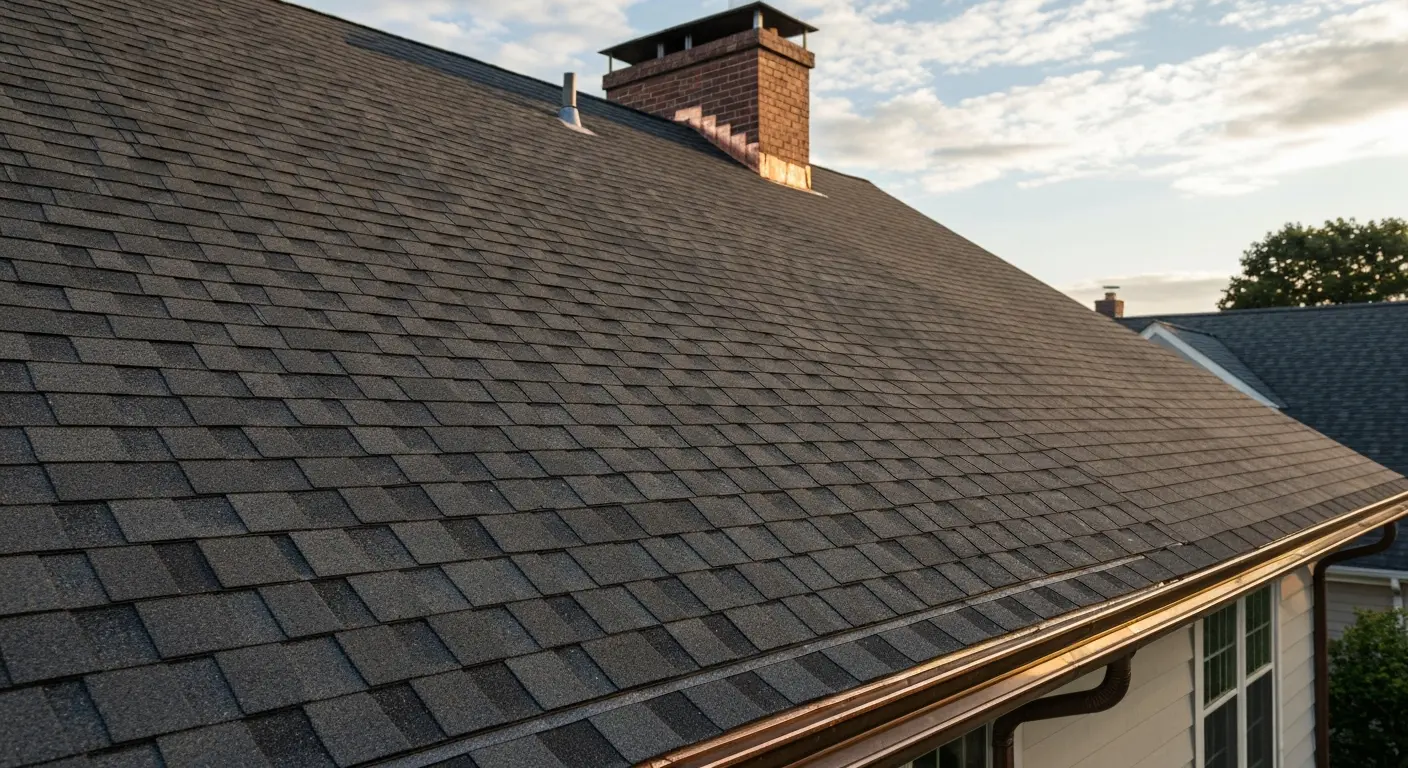 Asphalt shingle roof installation