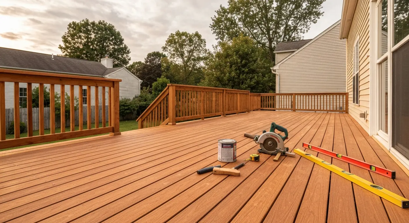 Deck and exterior carpentry work
