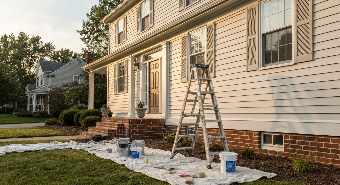 Exterior painting service
