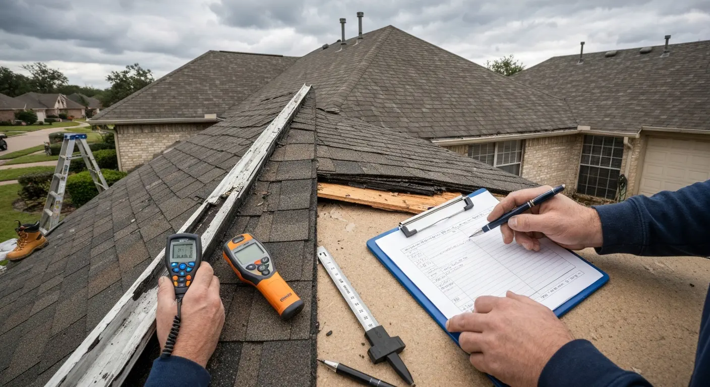 Storm damage inspection