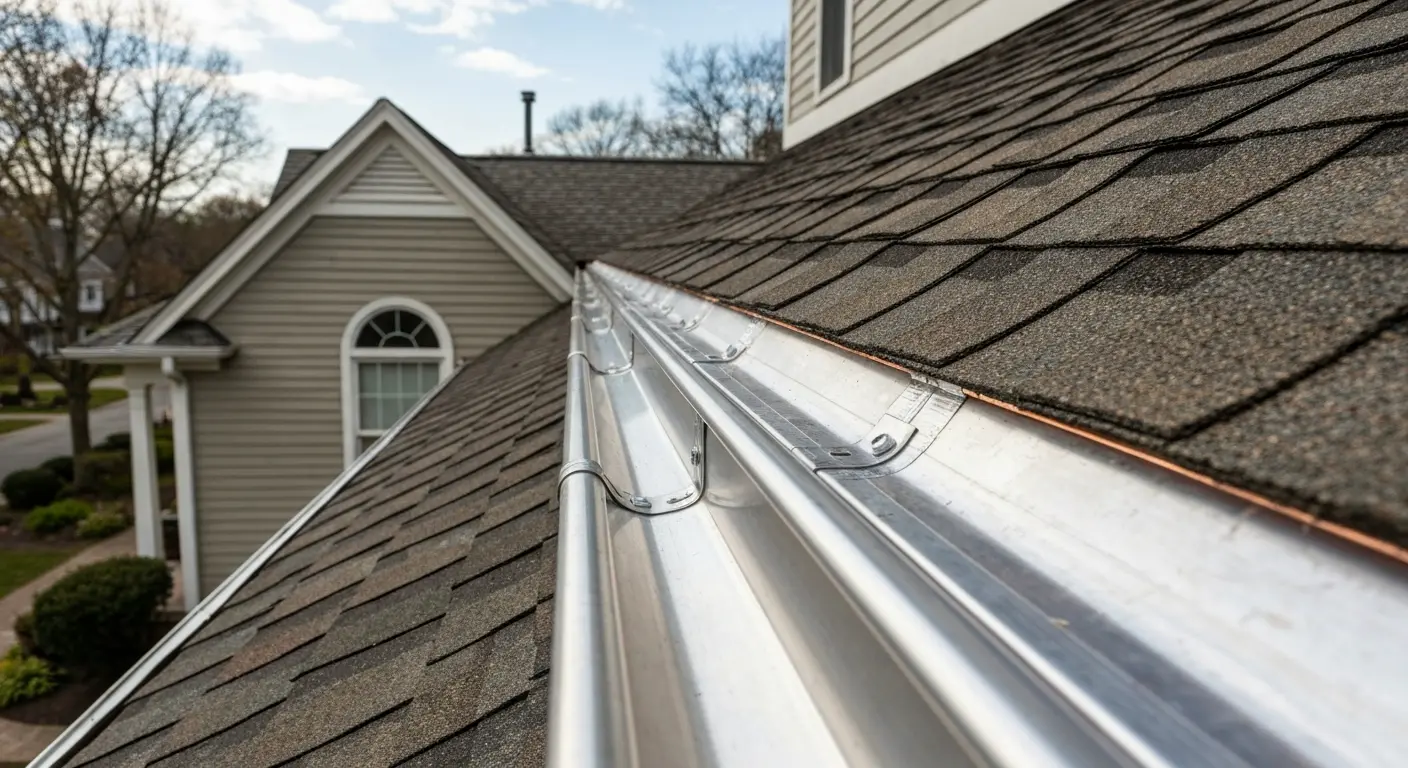 Gutter and flashing work