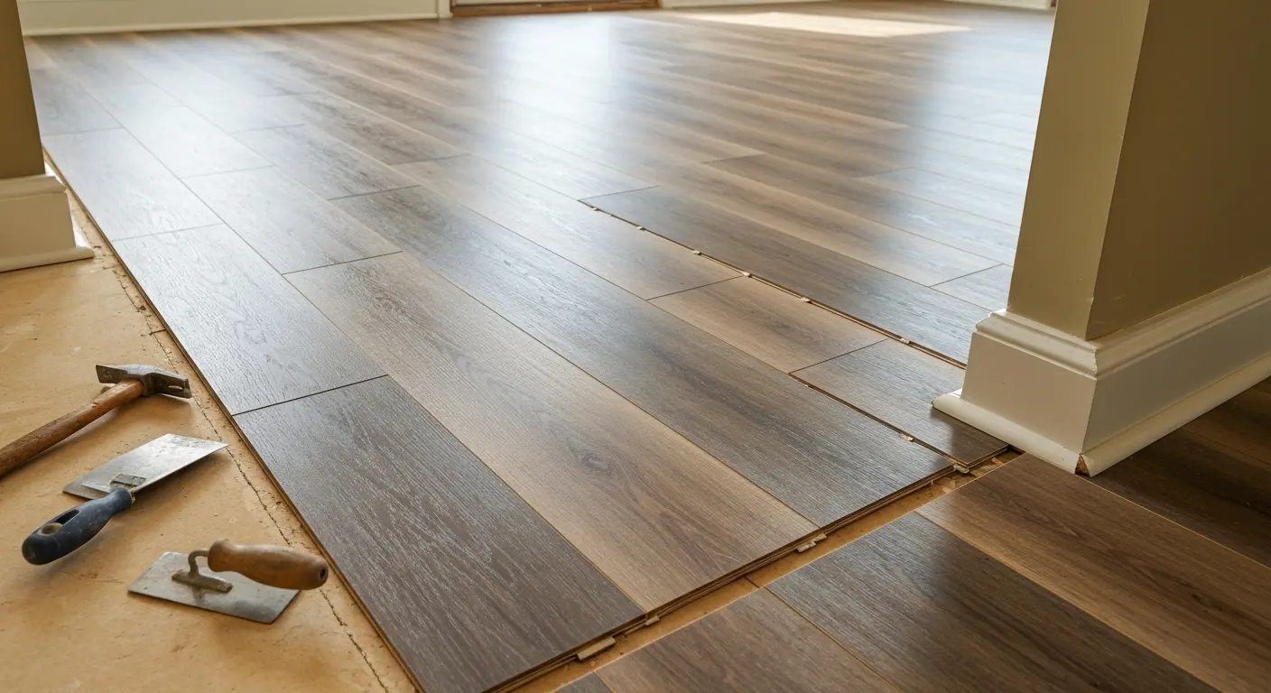 Laminate and vinyl flooring