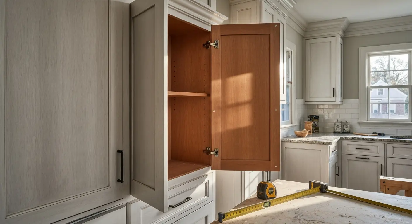 Custom cabinetry installation