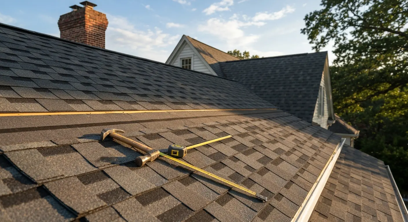 Roof repair in Virginia home