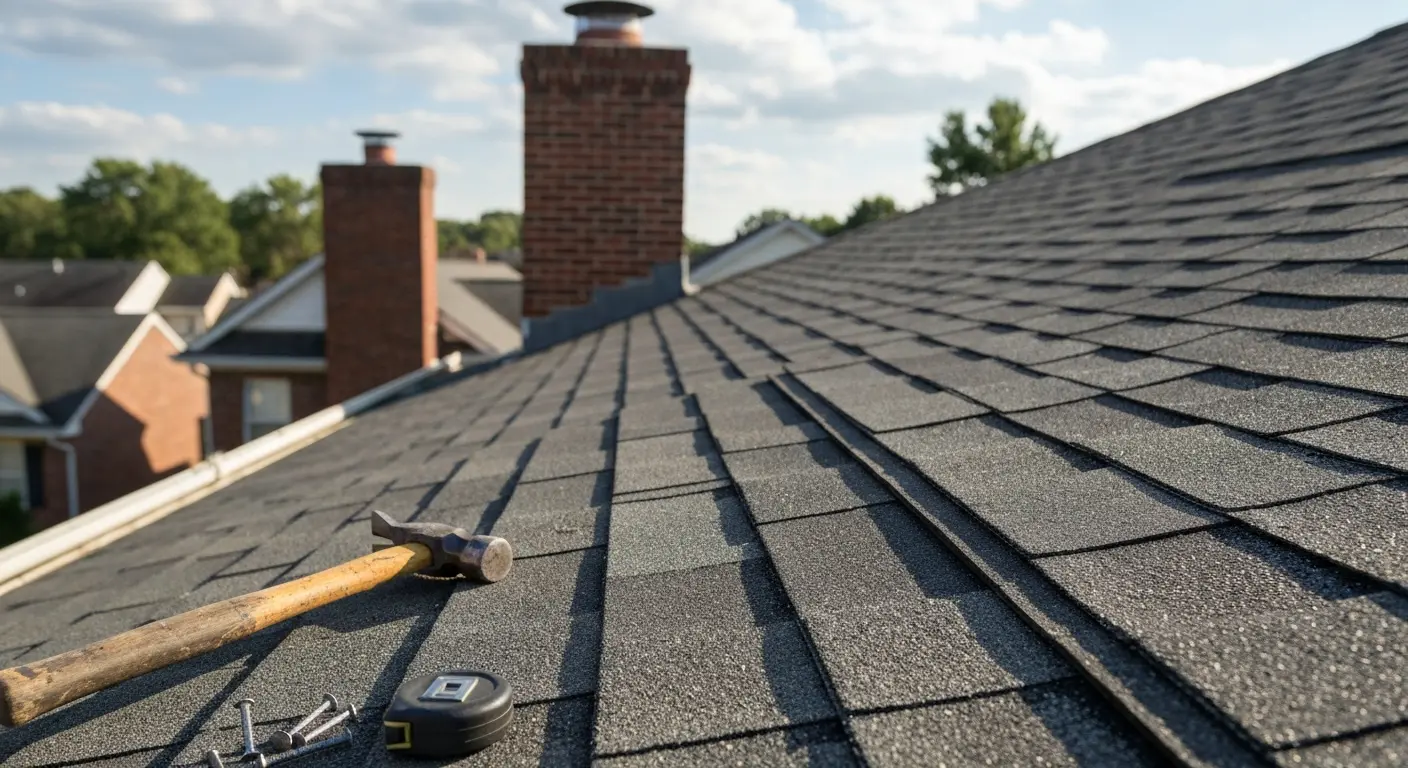 Roof repair project