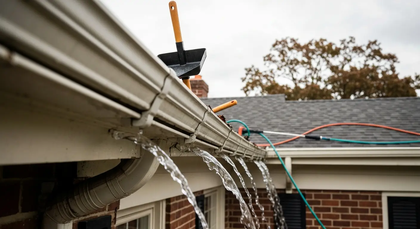 Roof and gutter maintenance