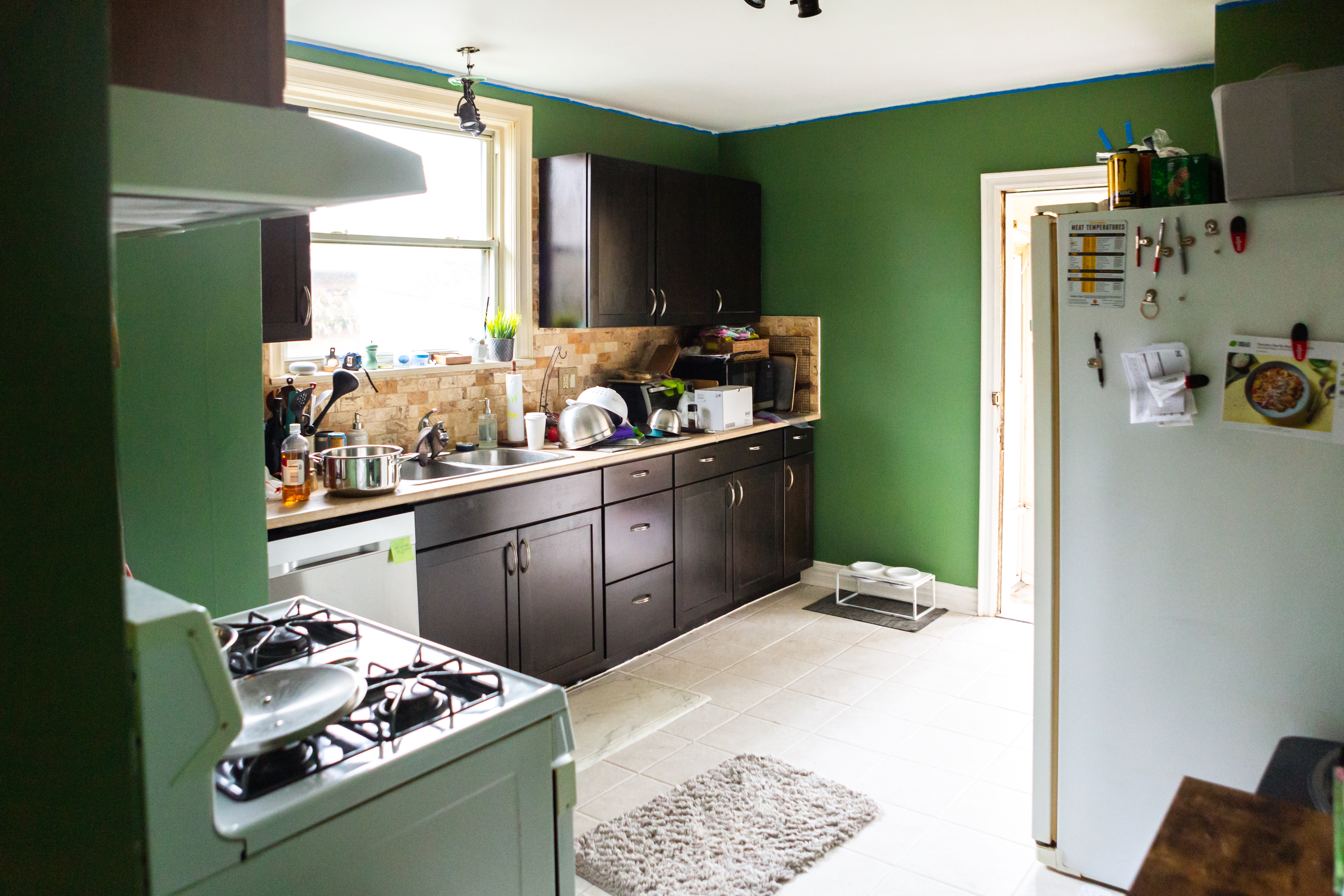 green kitchen