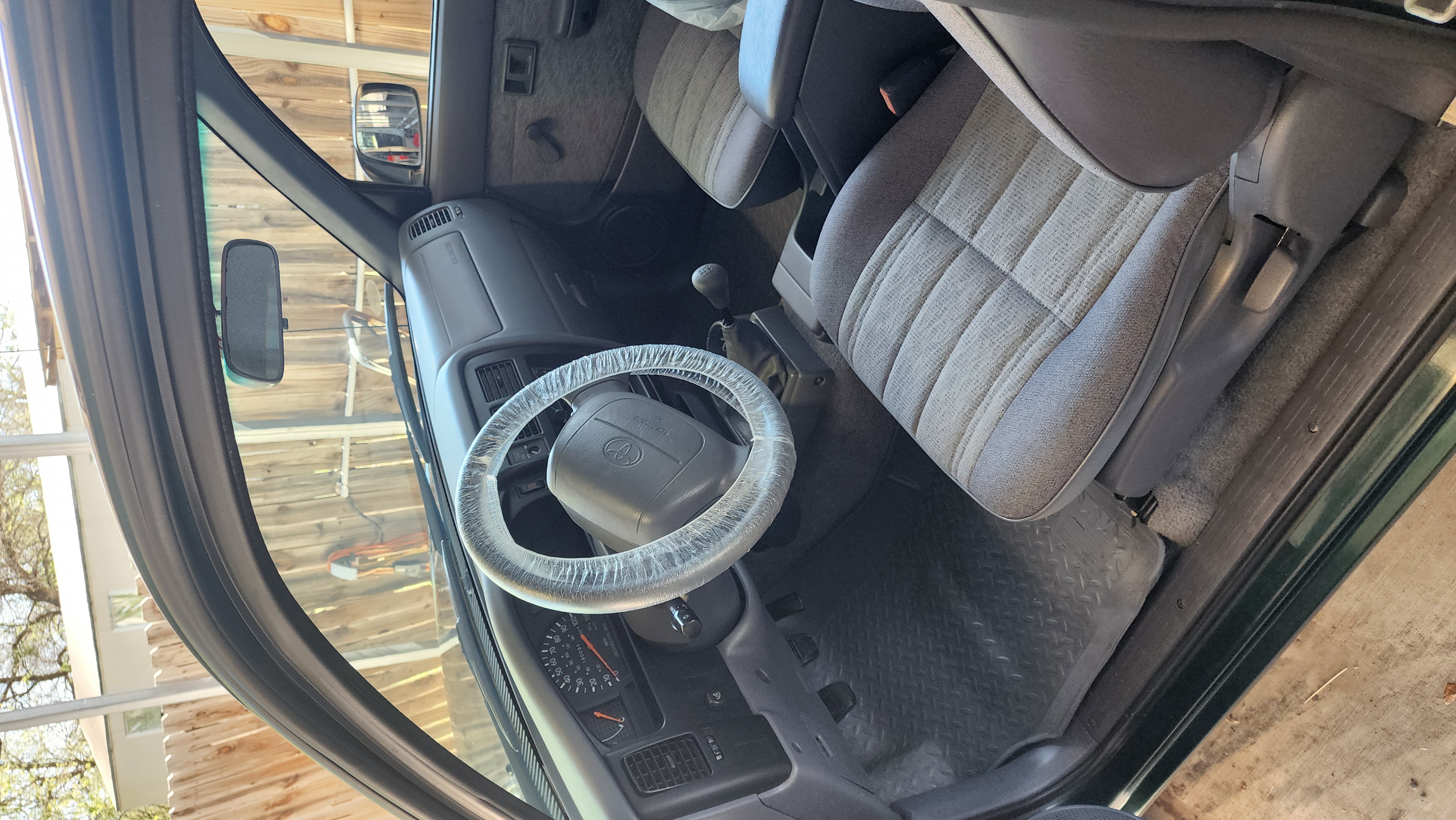Detailed vehicle seats after Auto Dude interior service