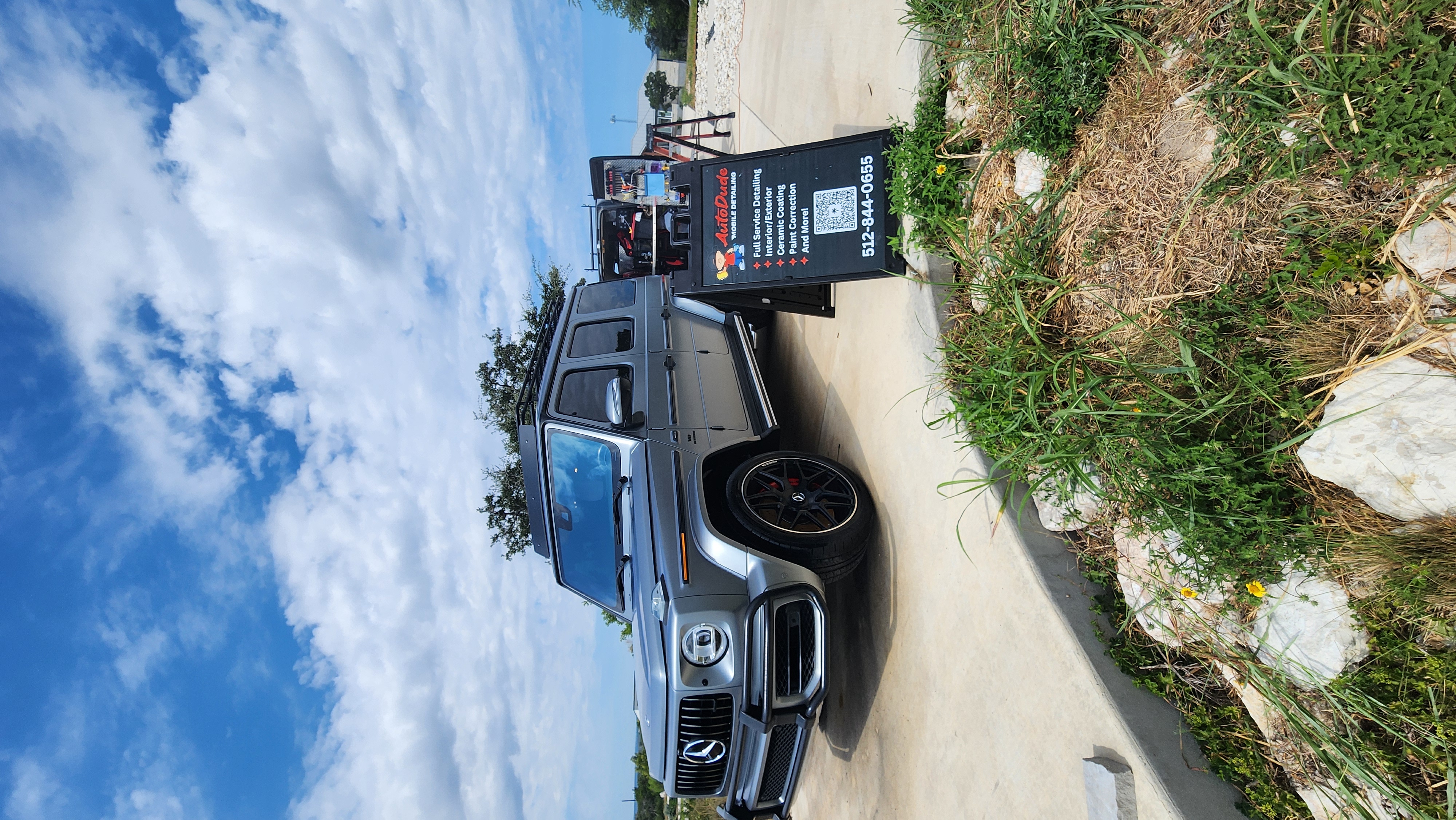 Deep-gloss ceramic coating result on detailed paint in Central Texas