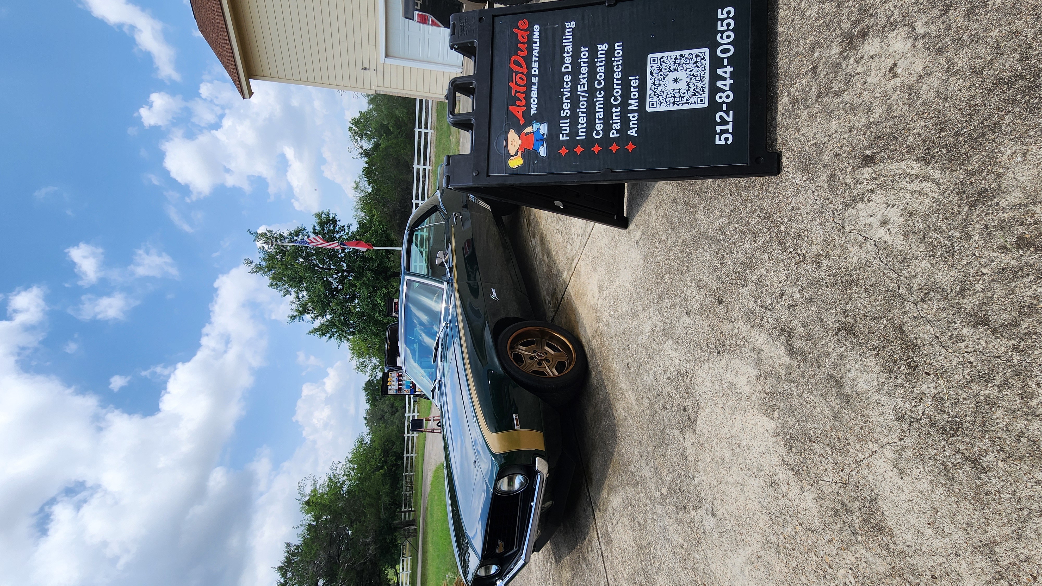Water beading on ceramic coated new vehicle paint in Texas