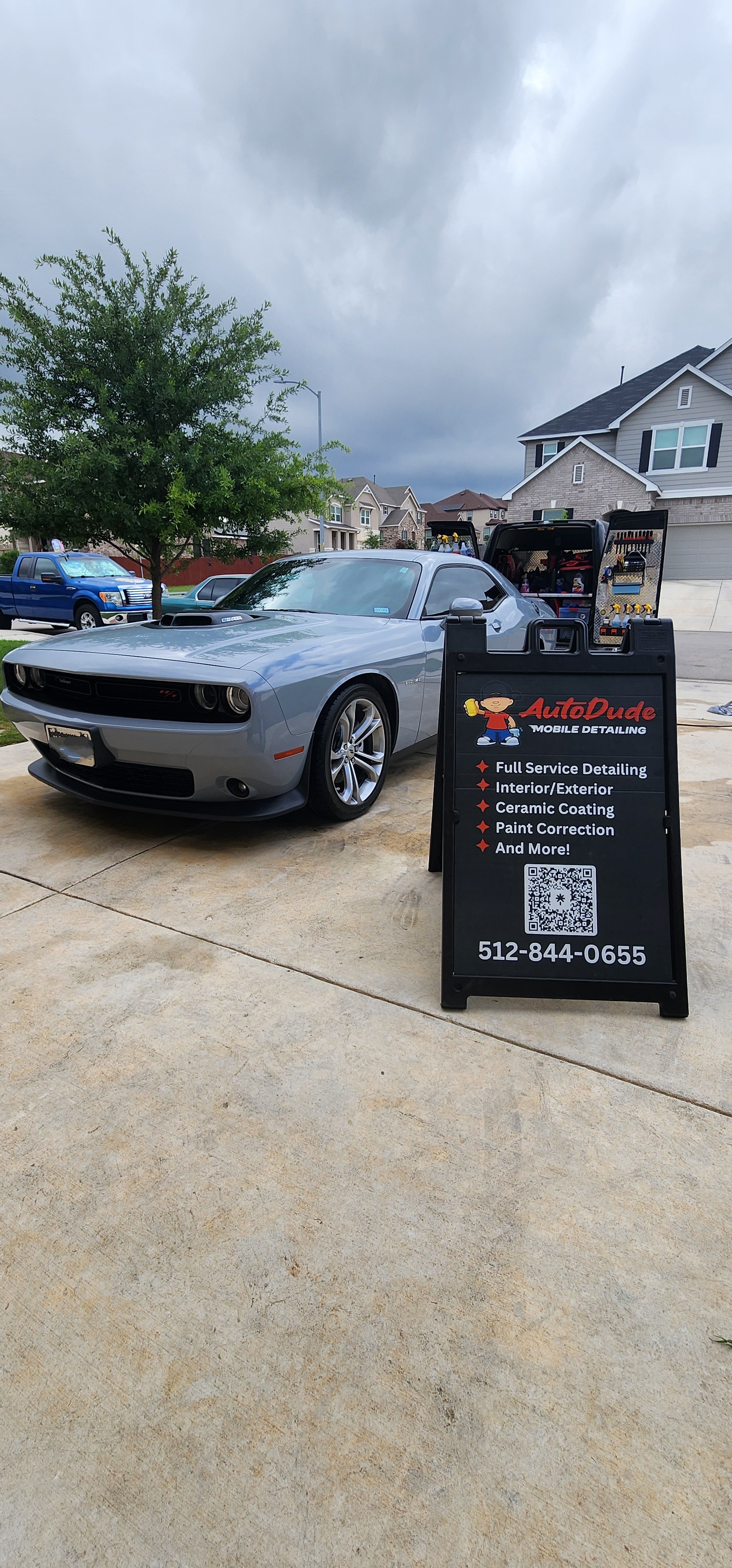 Auto Dude exterior detailing service on a customer vehicle